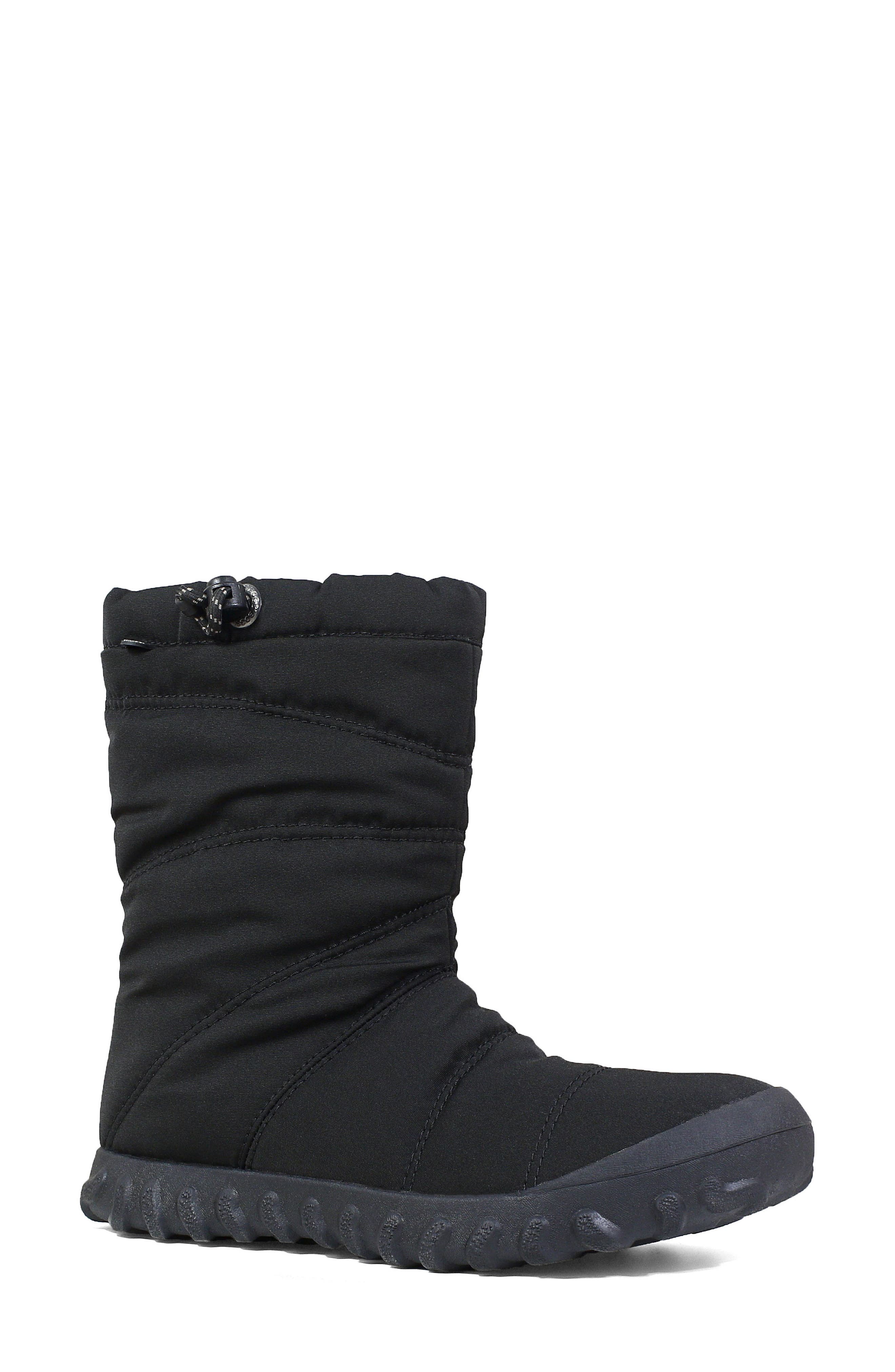 Bogs Puffy Insulated Waterproof Boot, Black