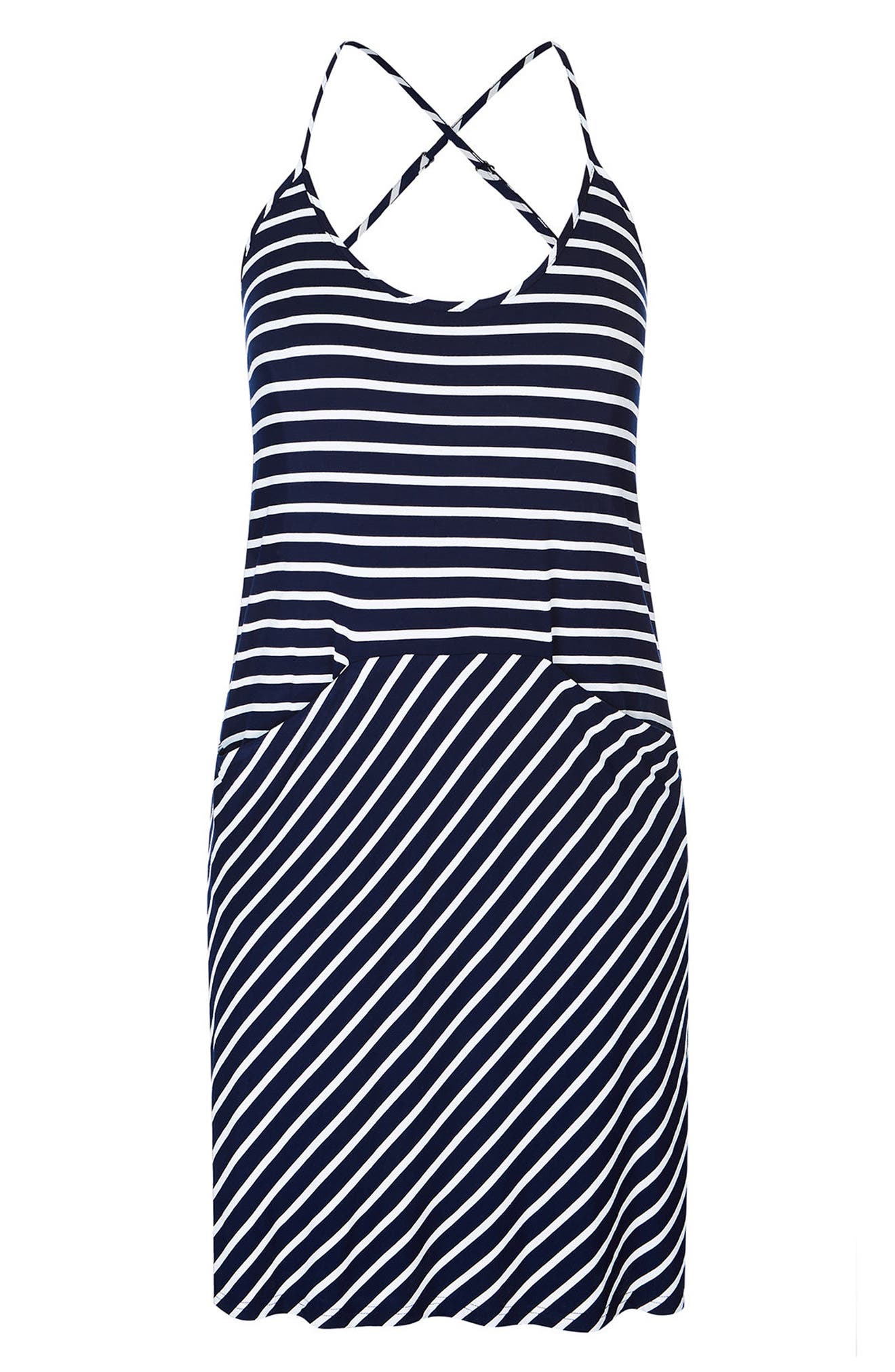 Plus Size City Chic Beachy Days Dress, Blue