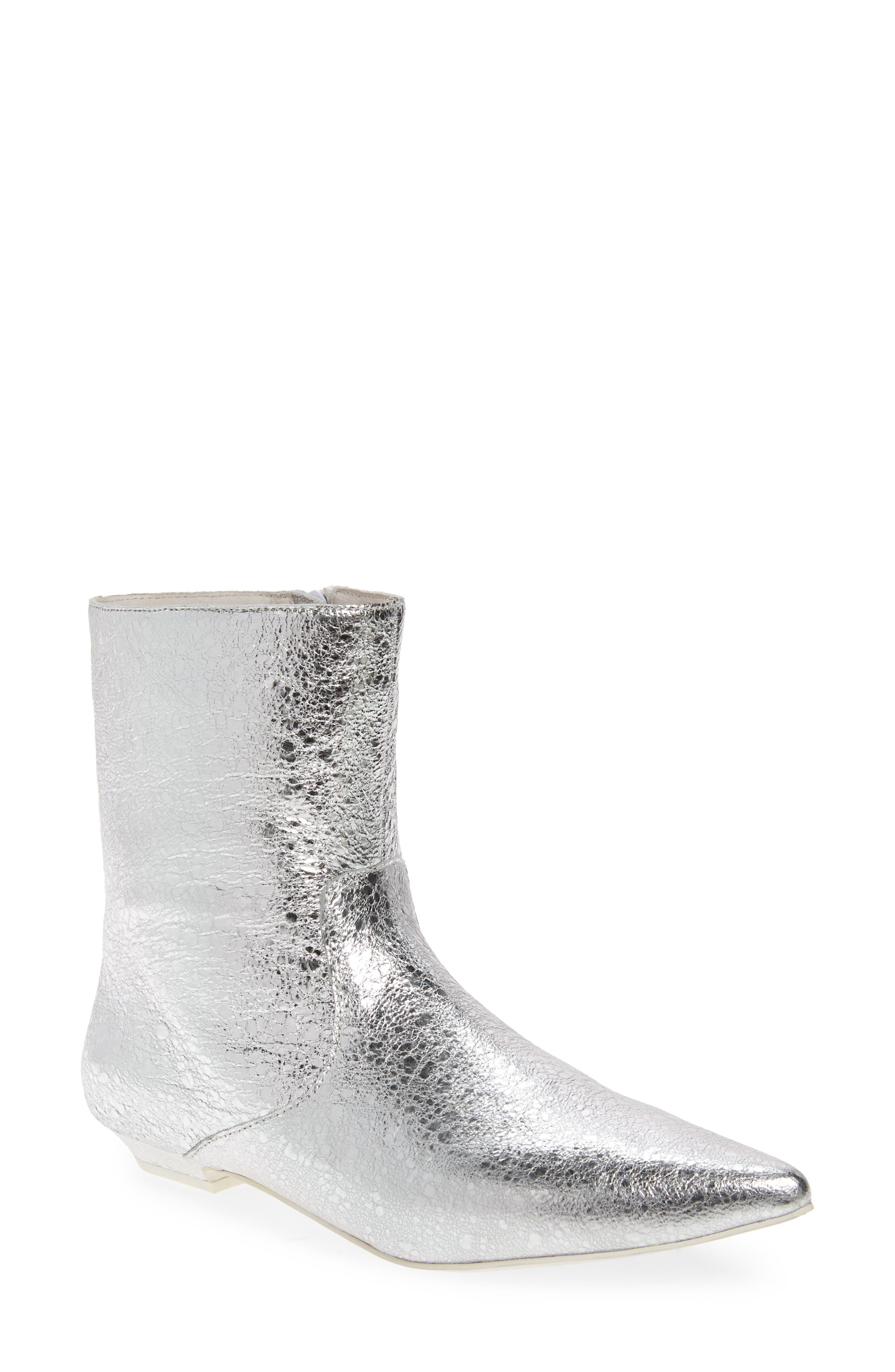 Jeffrey Campbell Galaxie Bootie- Metallic