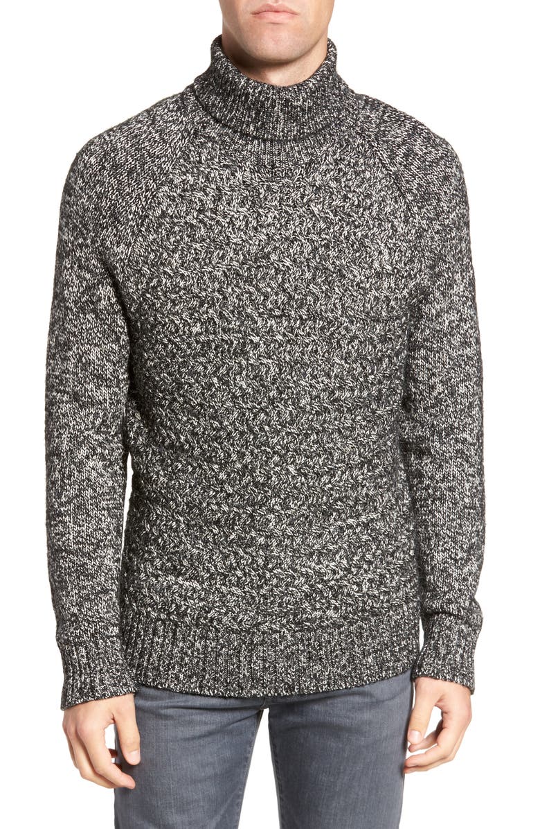 French Connection Marled Cable Knit Turtleneck Sweater | Nordstrom