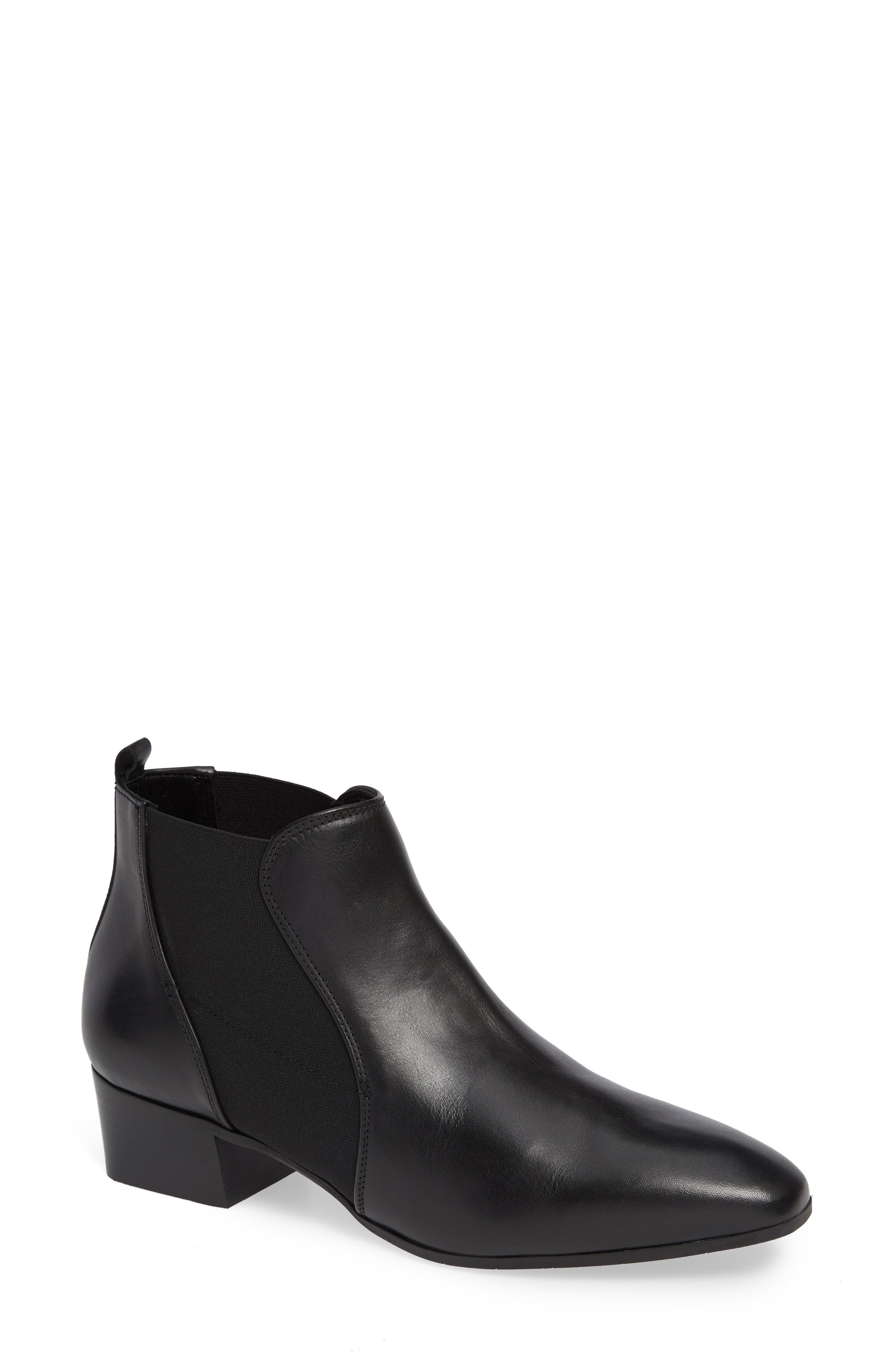 Aquatalia Falco Water Resistant Bootie- Black