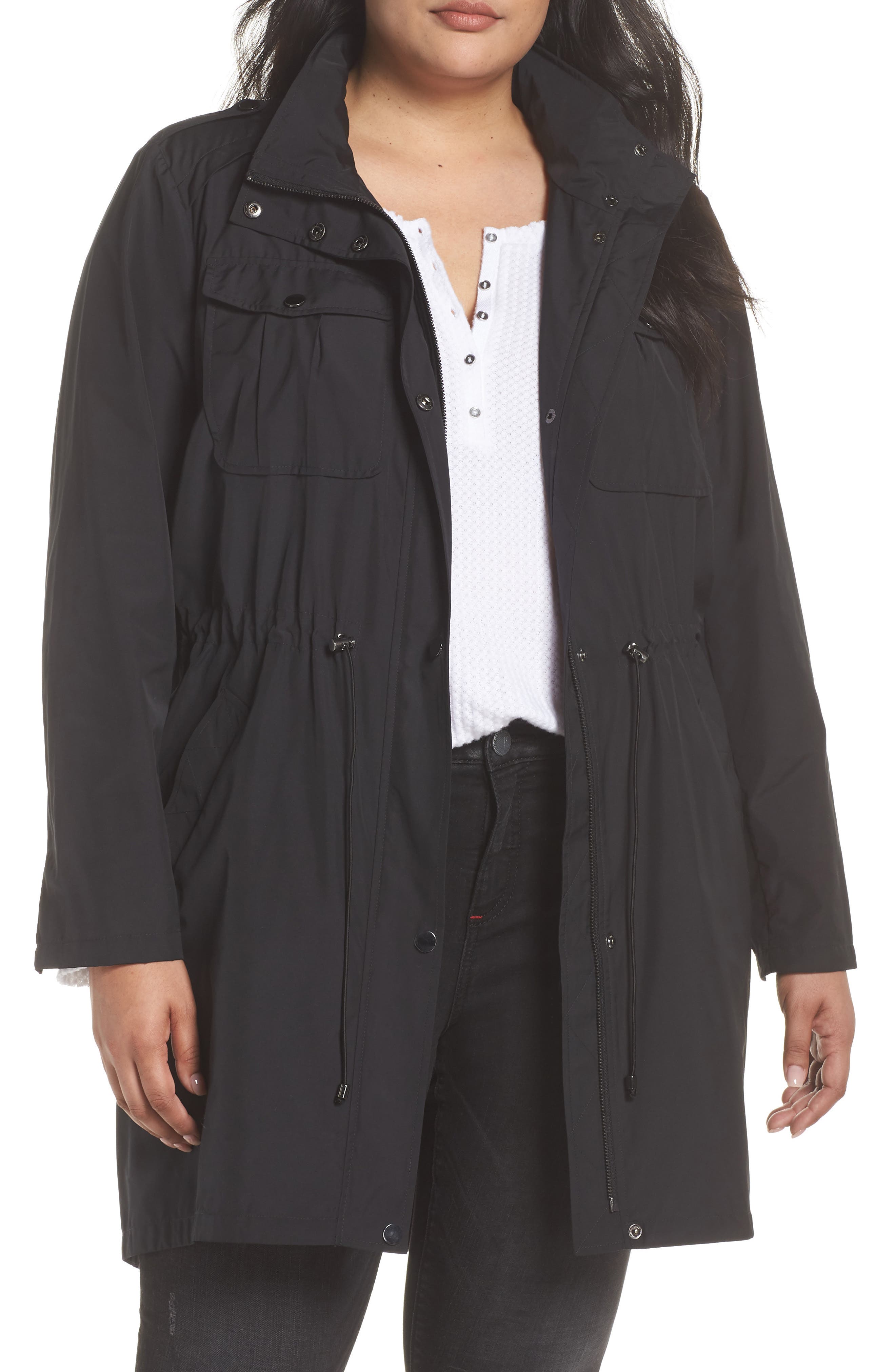 Plus Size Badgley Mischka Dakota Raincoat