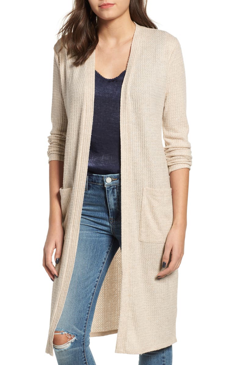 Waffle Knit Duster Cardigan | Nordstrom