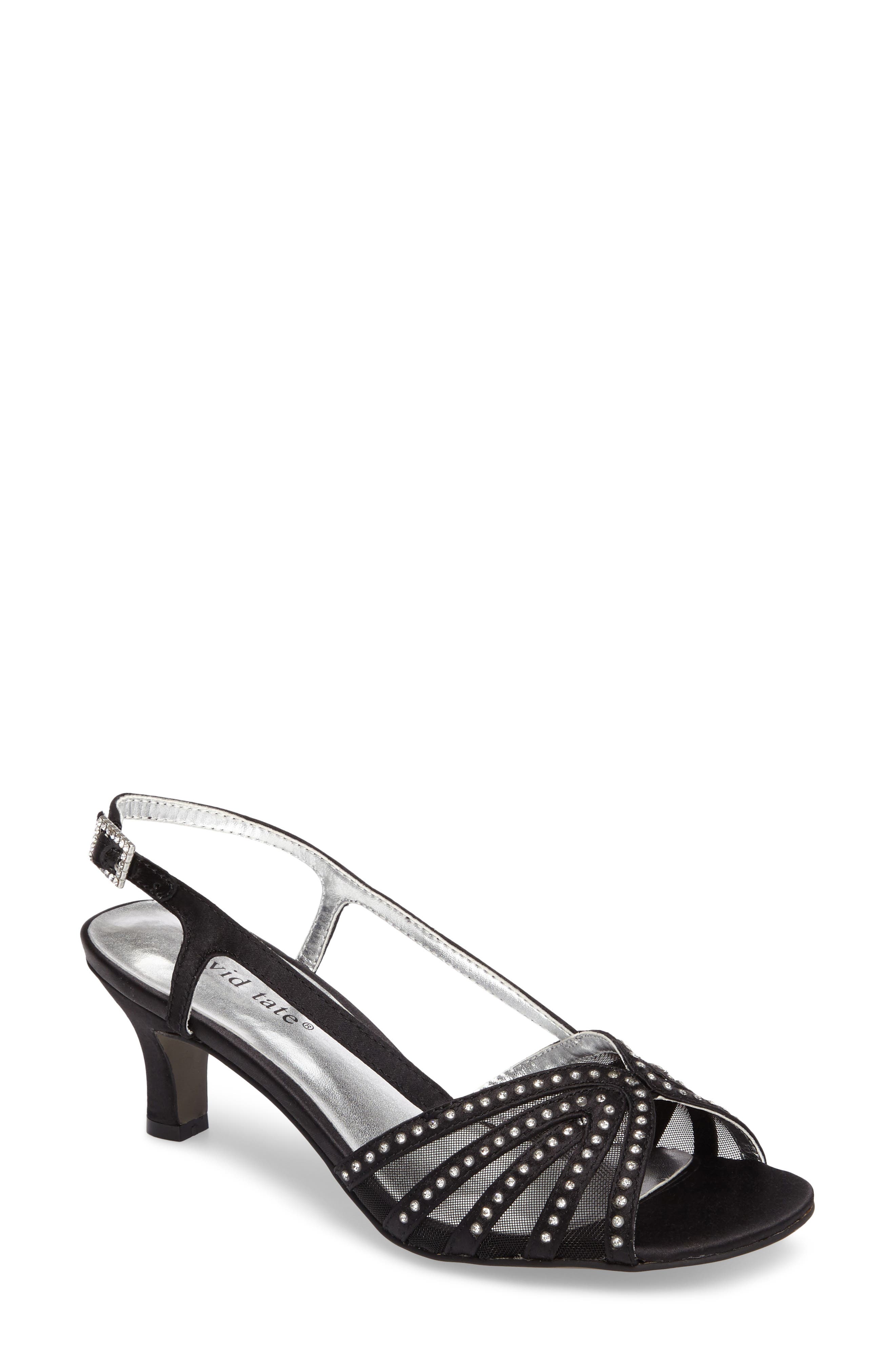 David Tate Sizzle Slingback Sandal, Black