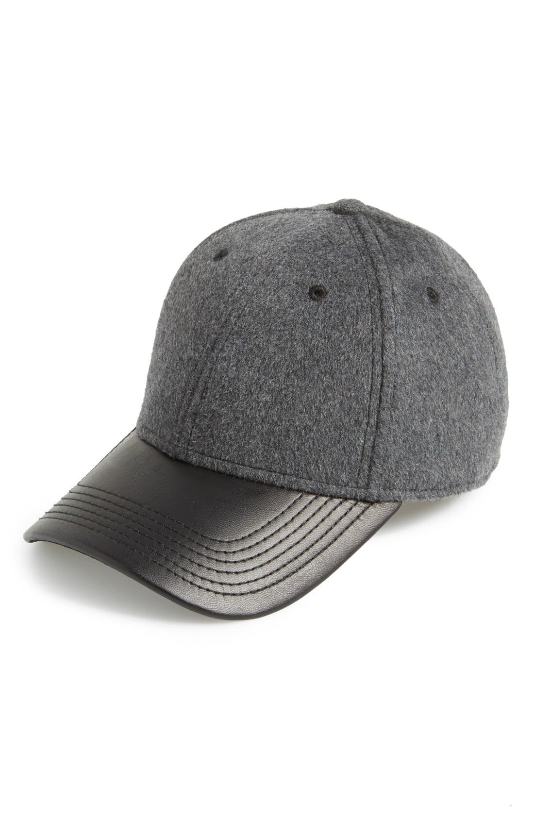 Gents Leather Brim Baseball Cap Nordstrom