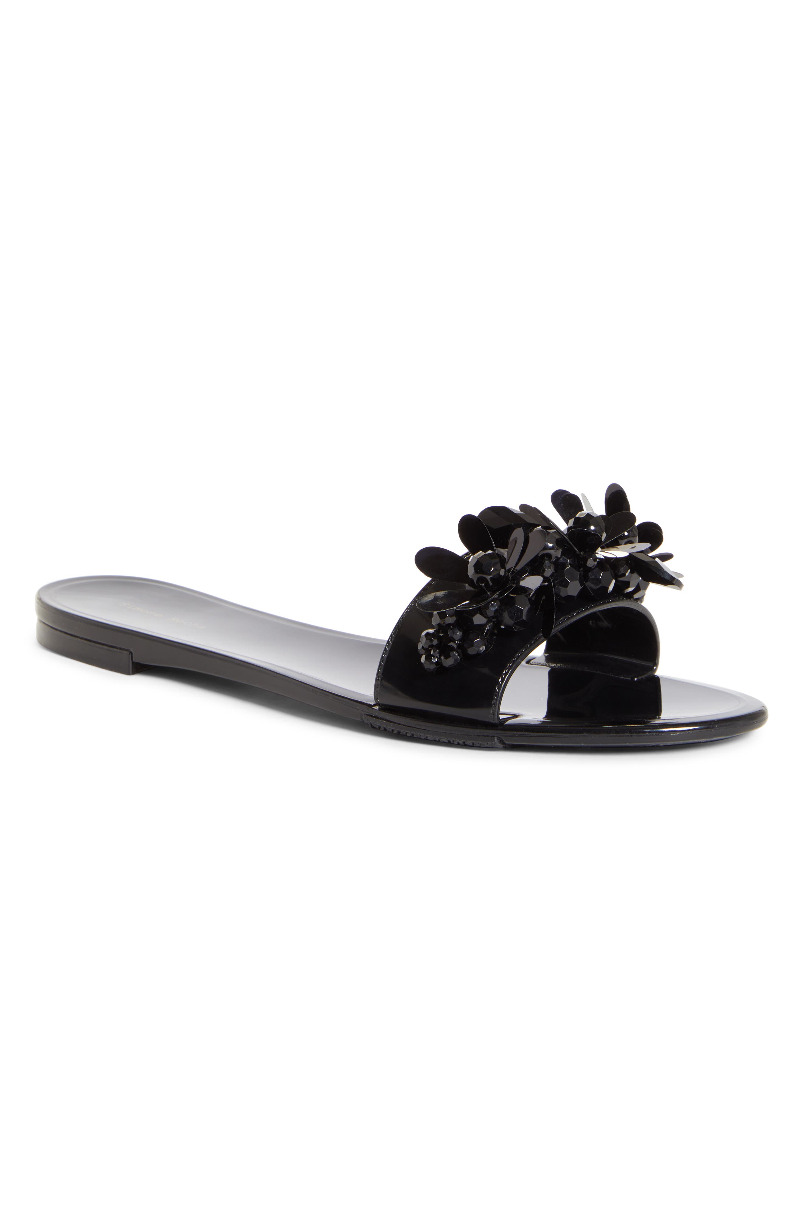 Simone Rocha Sandals EMBELLISHED JELLY SLIDE SANDAL