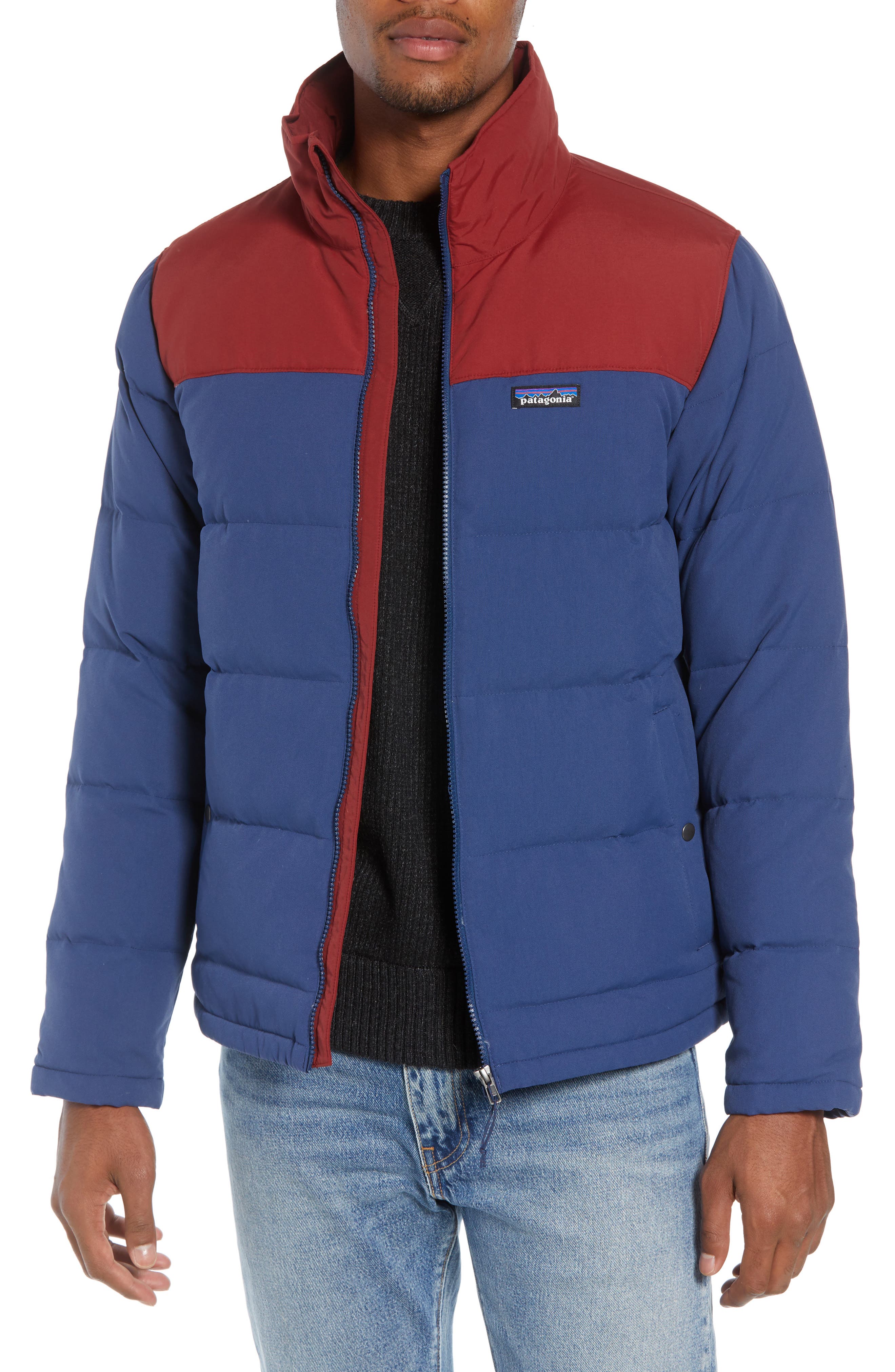 Patagonia Bivy Water Repellent Down Jacket, Blue