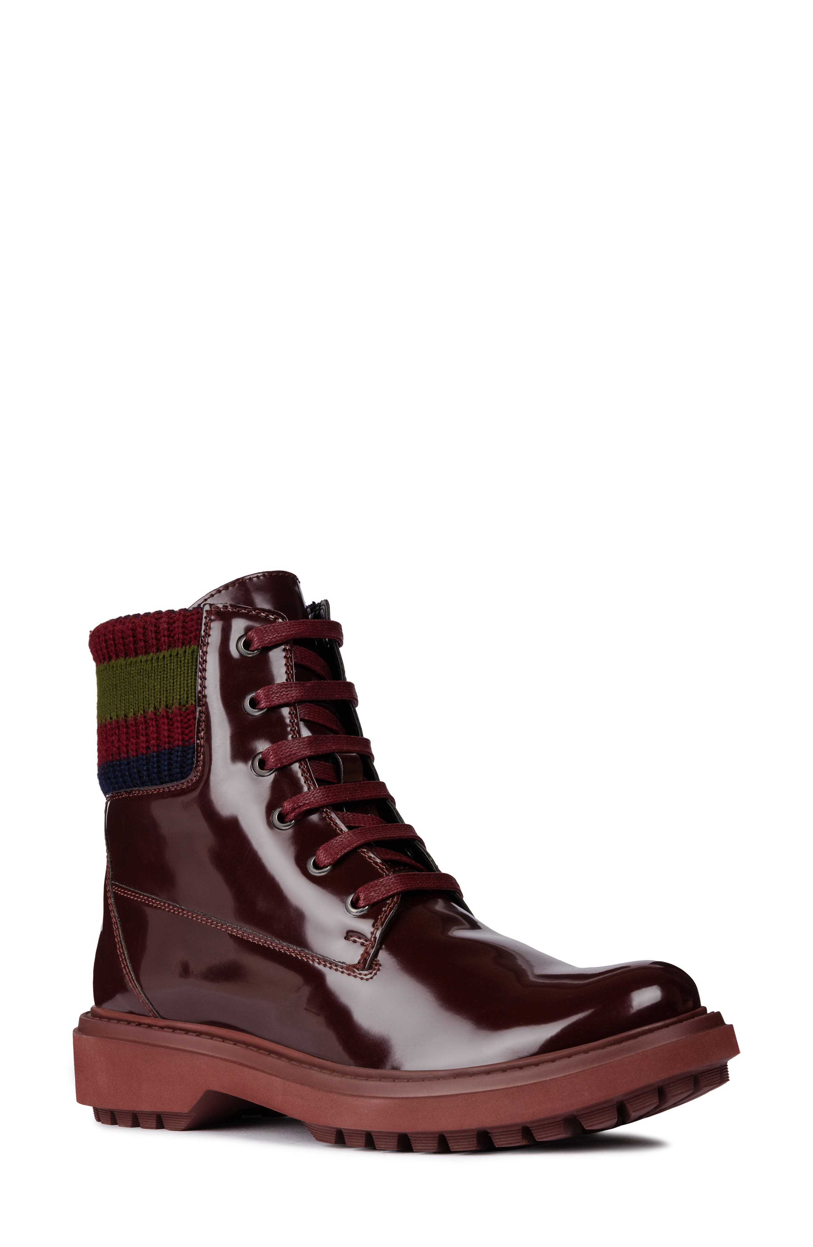 Geox Asheely Bootie - Burgundy