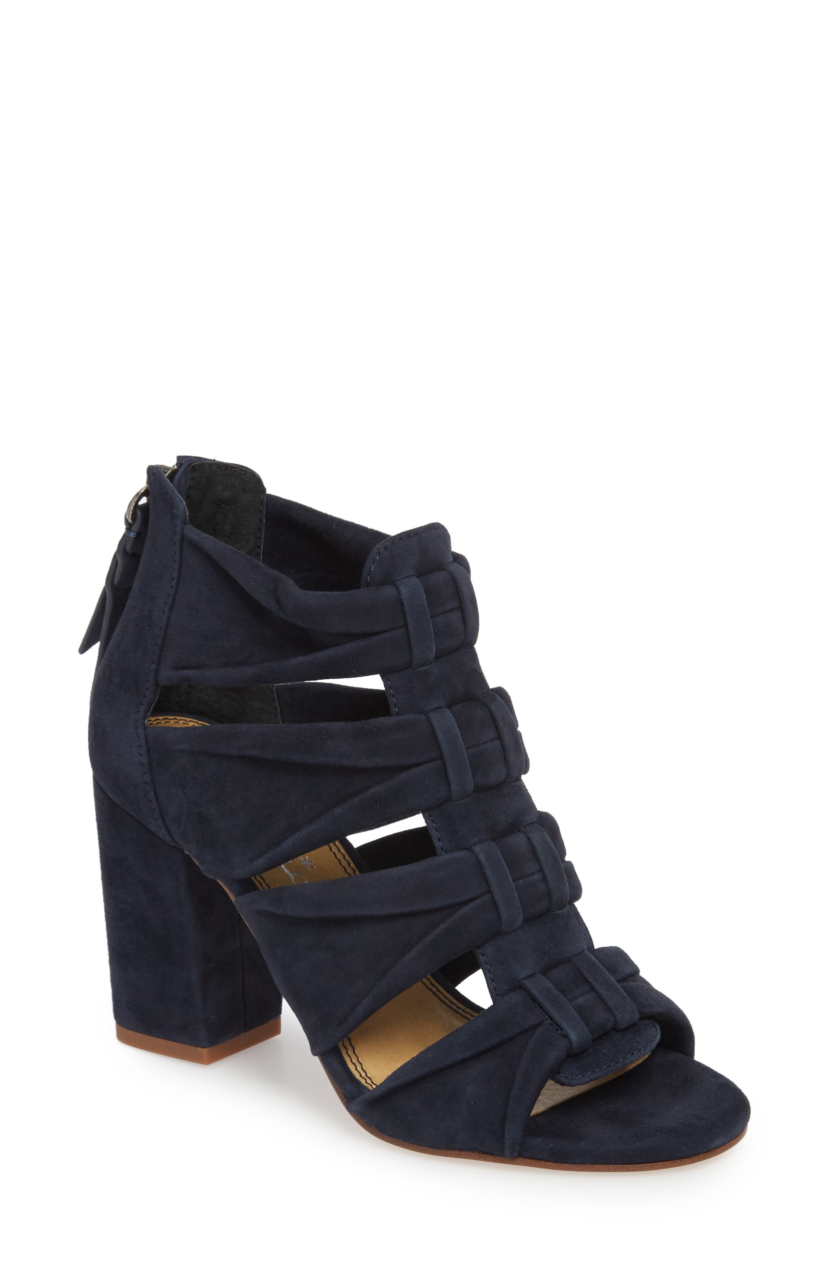 Splendid Nando Block Heel Sandal, Blue