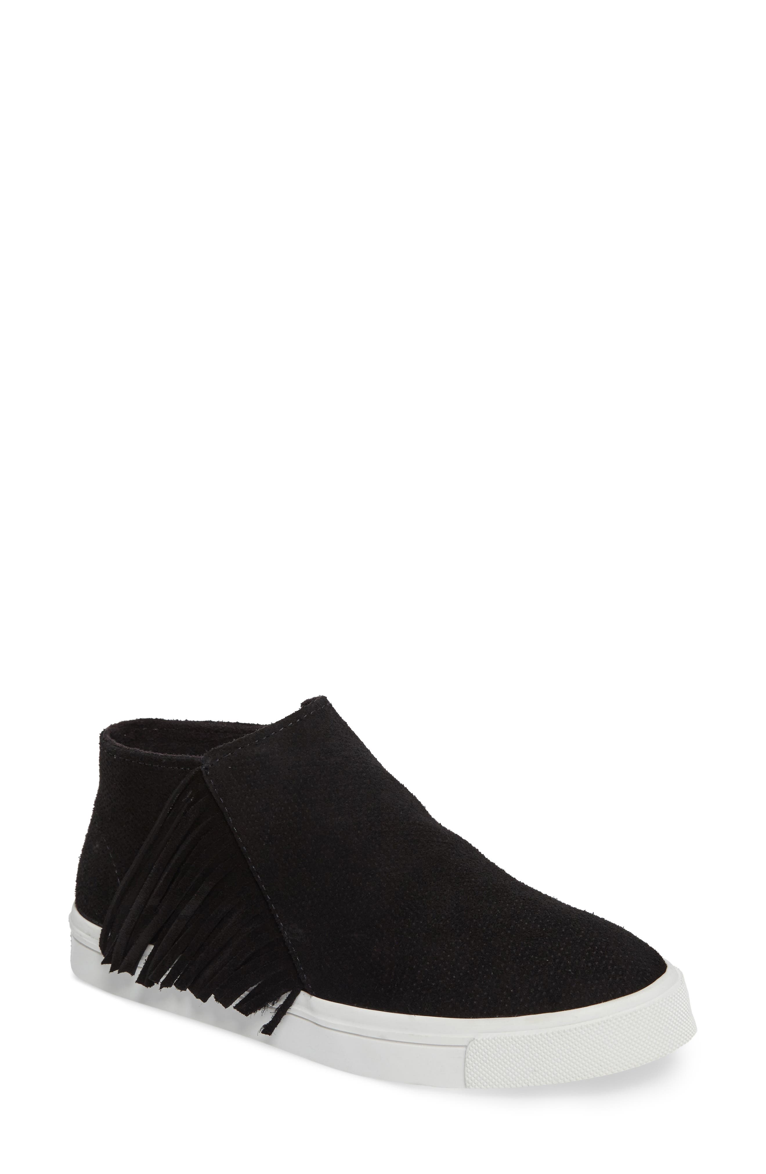 Minnetonka Gwen Fringe Bootie, Black