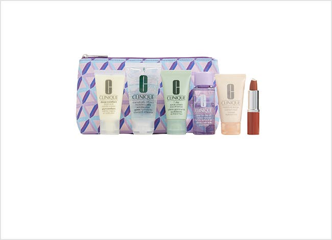 Clinique gift with purchase.