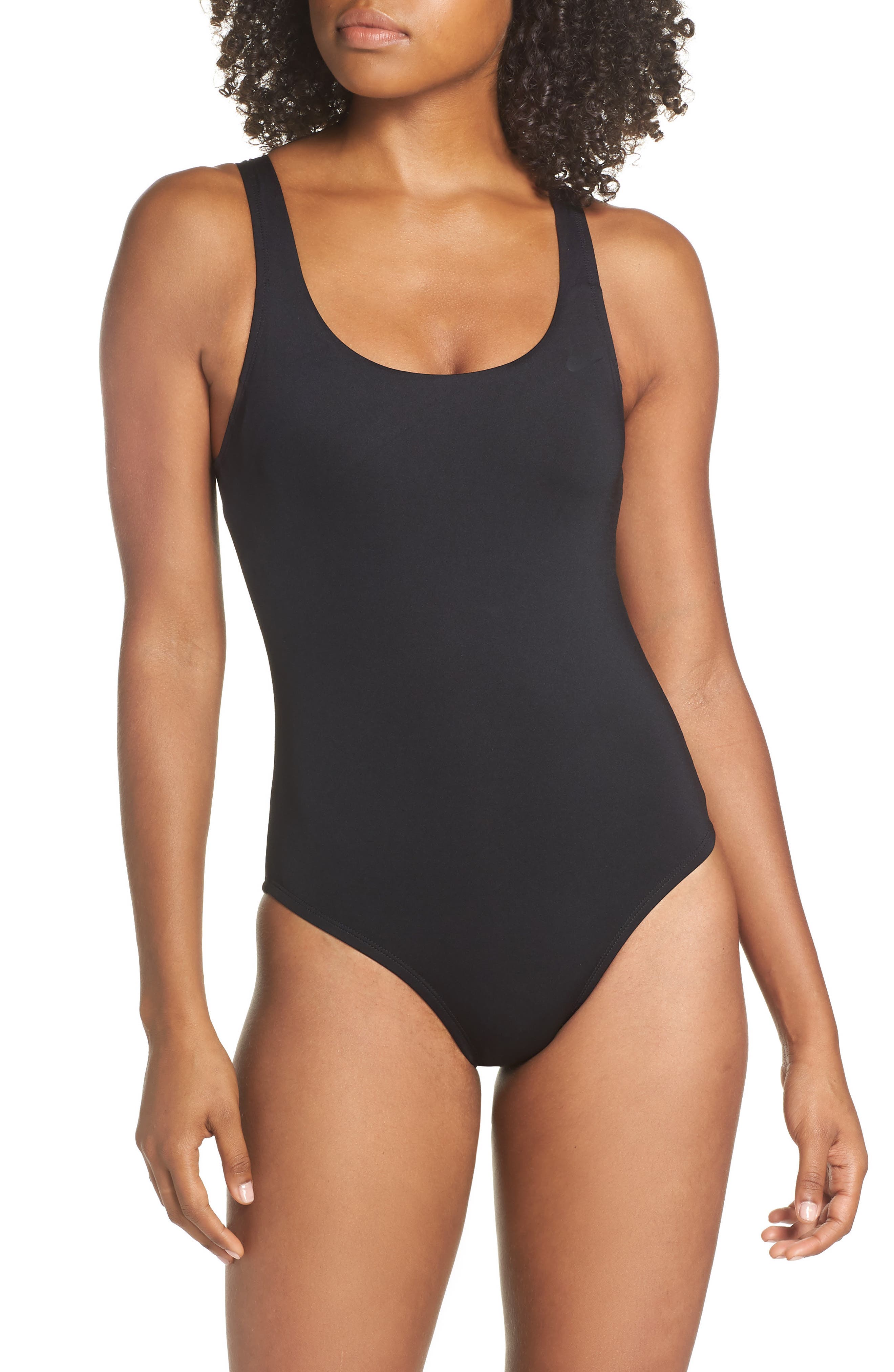 Nike U-Back One-Piece Swimsuit, Black