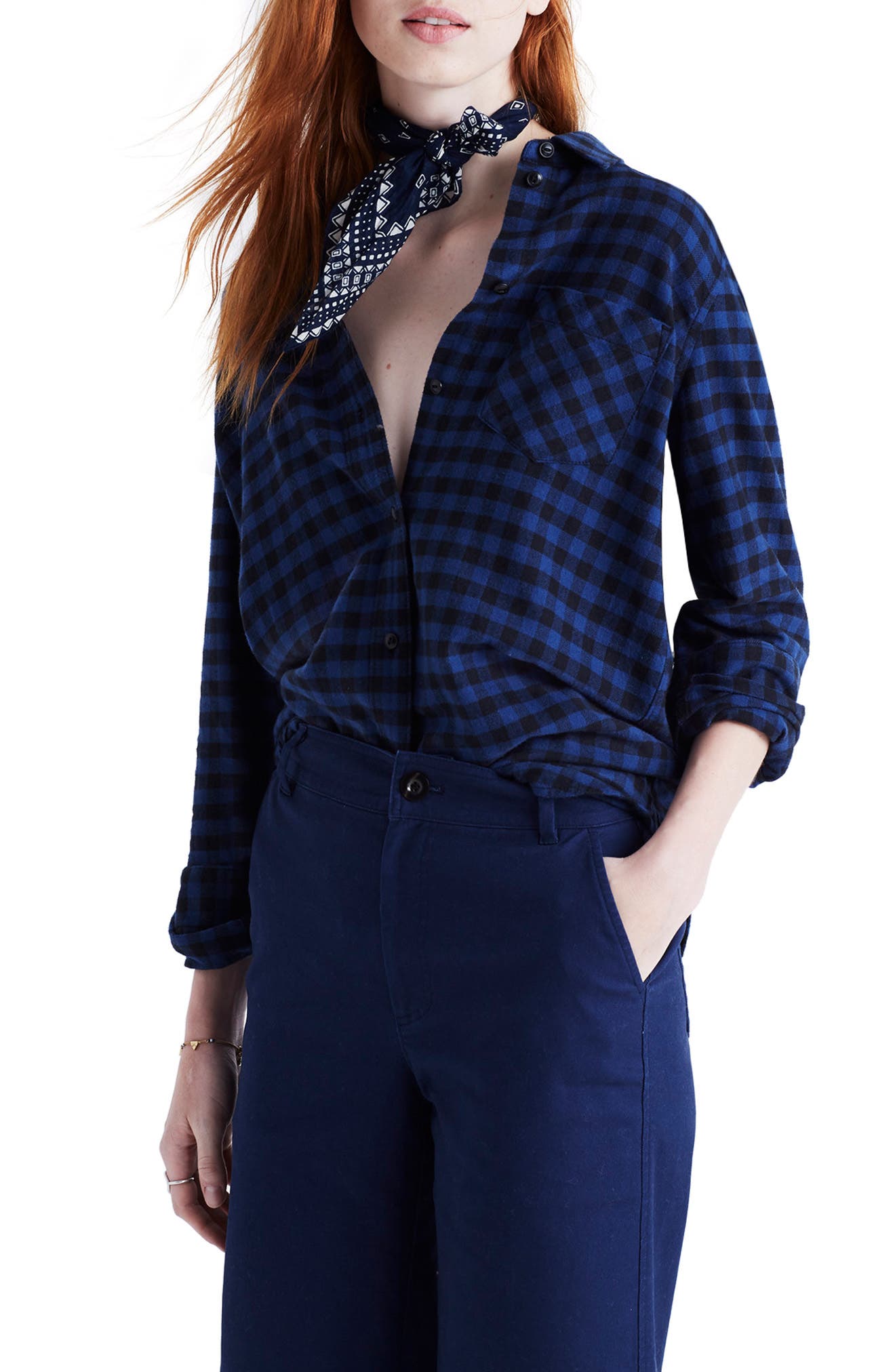 Madewell Slim Boyfriend Shirt