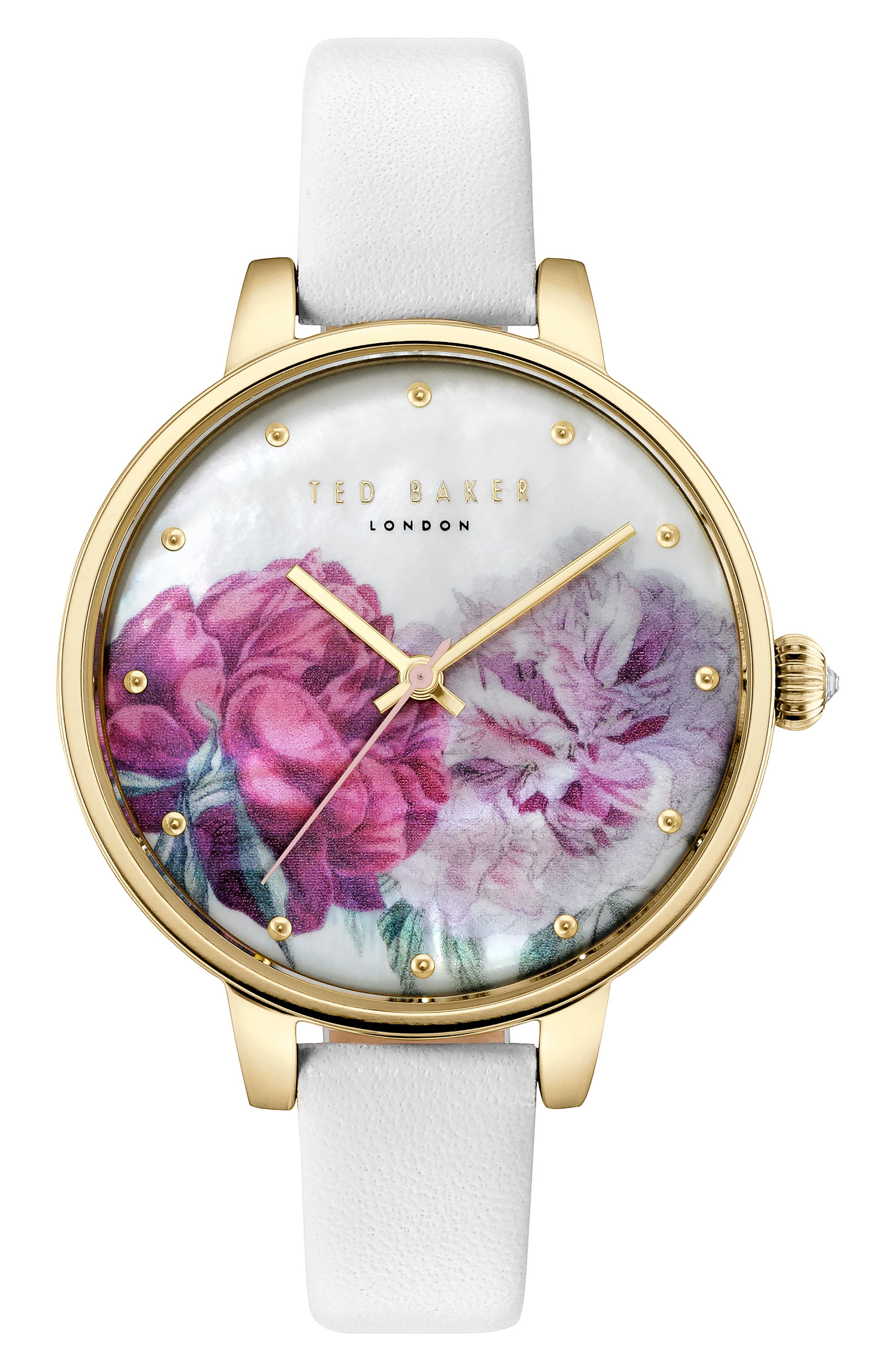 Ted Baker London Kate Leather Strap Watch,