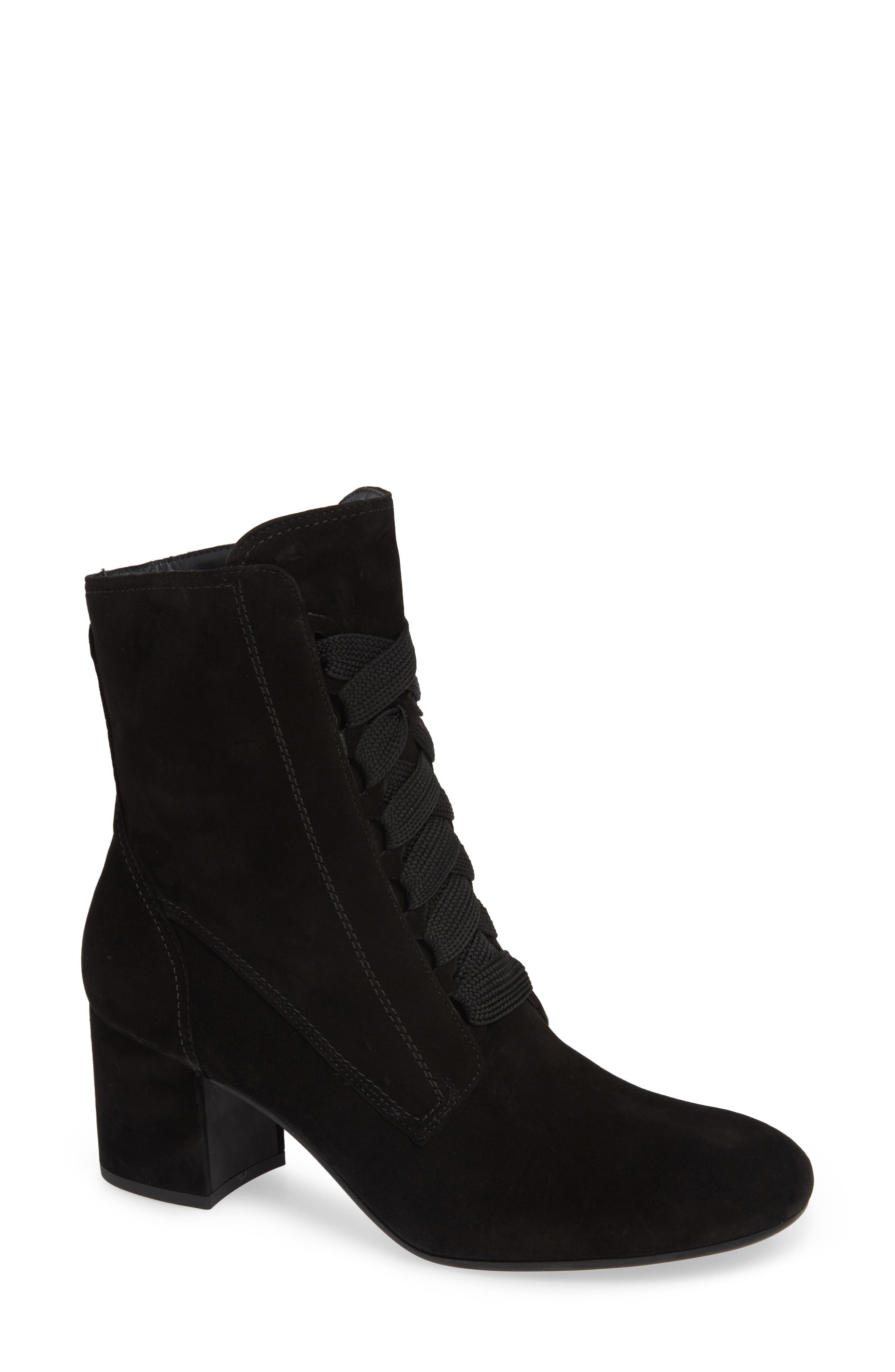 Paul Green Tracy Lace-Up Bootie, US / 7.5UK - Black
