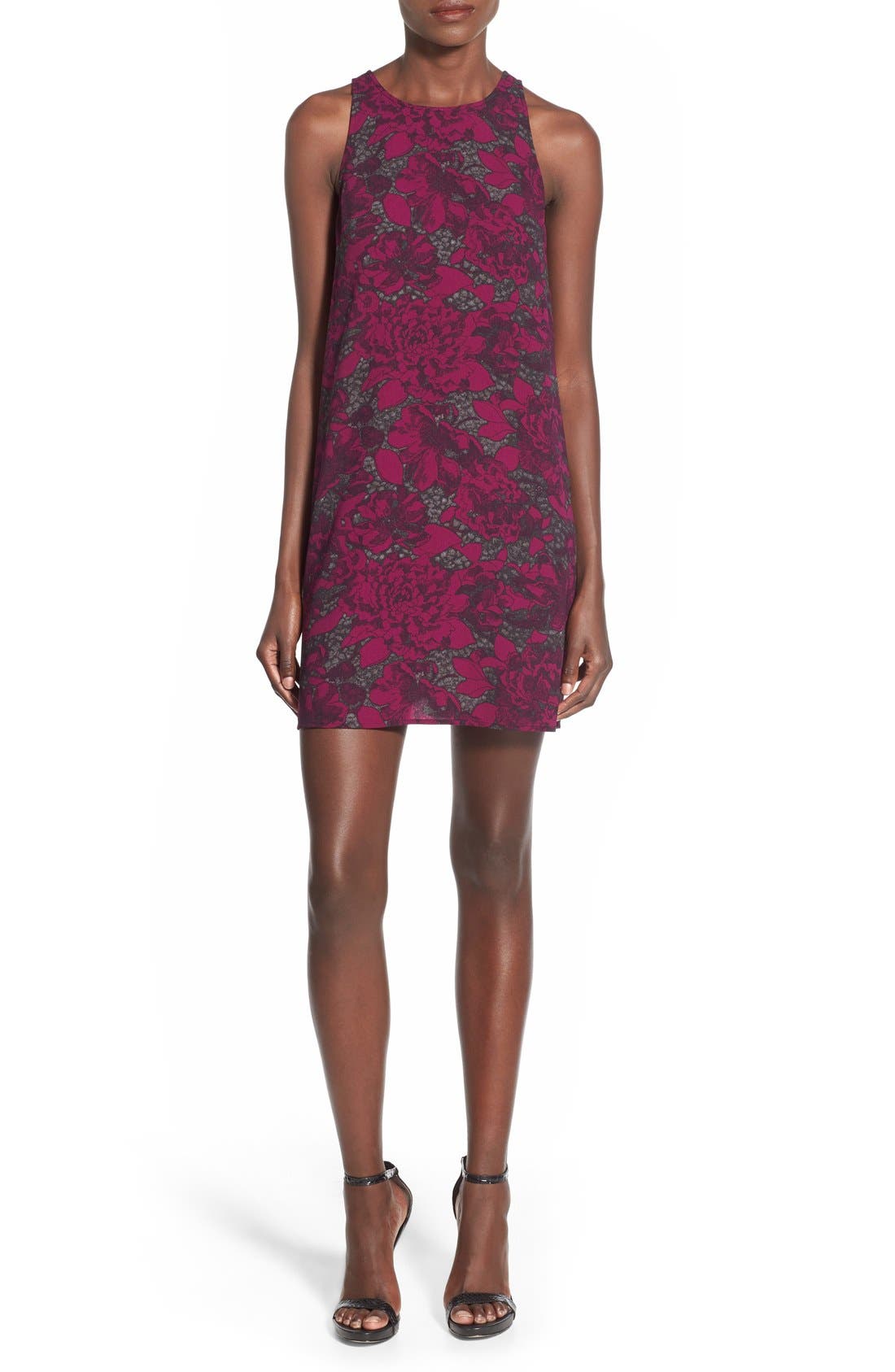 Leith Floral Print Tank Dress Nordstrom