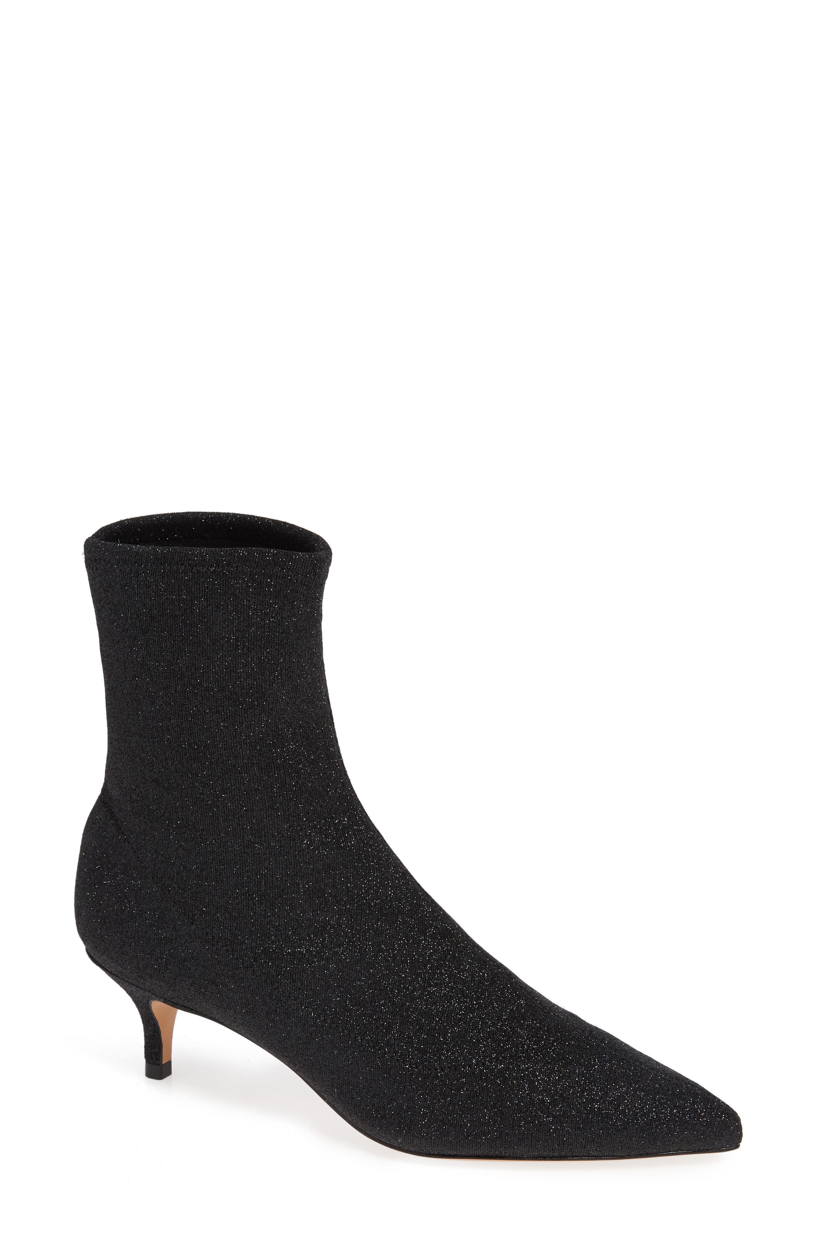 Schutz Albertin Glitter Sock Bootie
