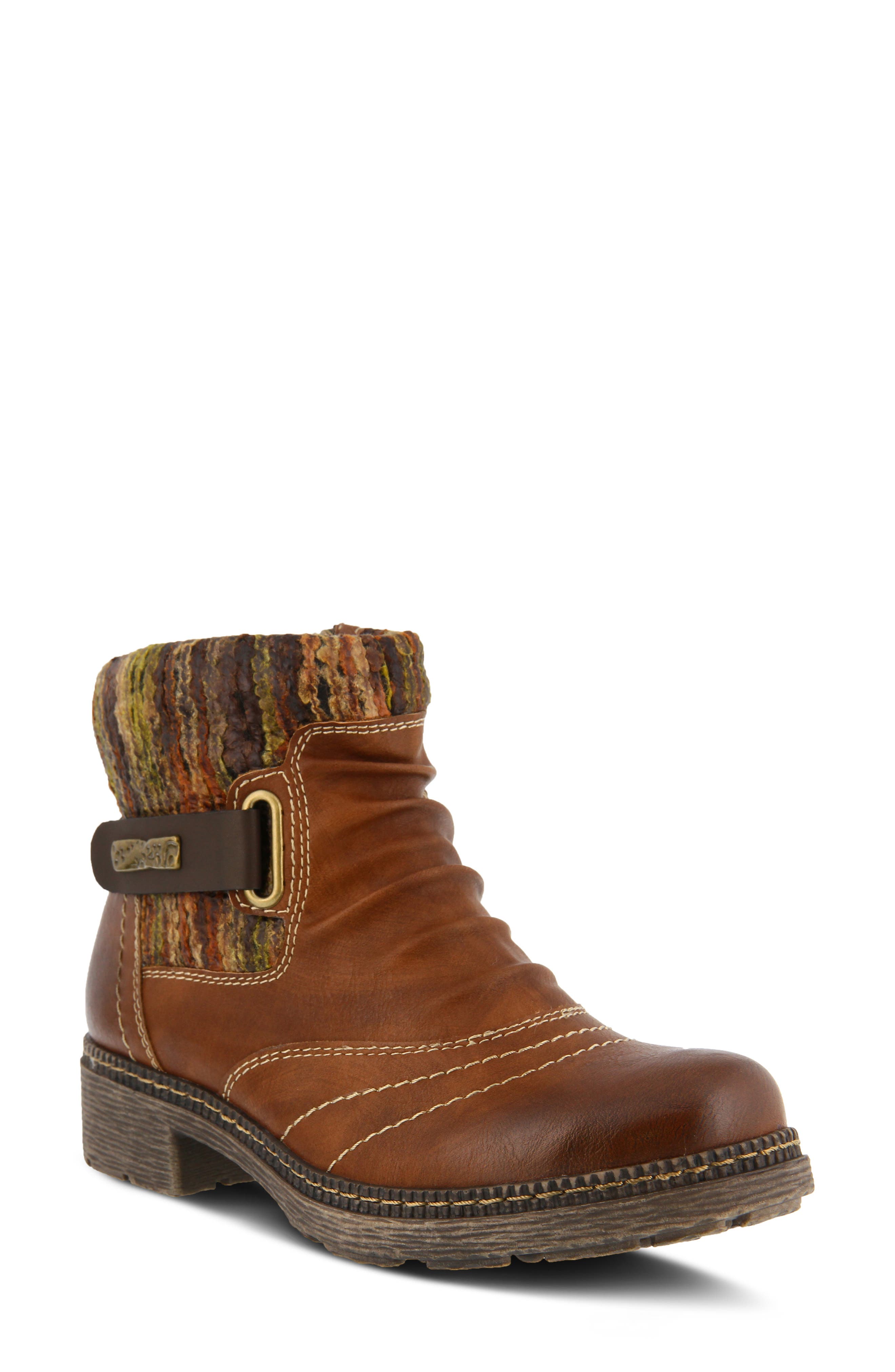Spring Step Citrine Bootie - Brown