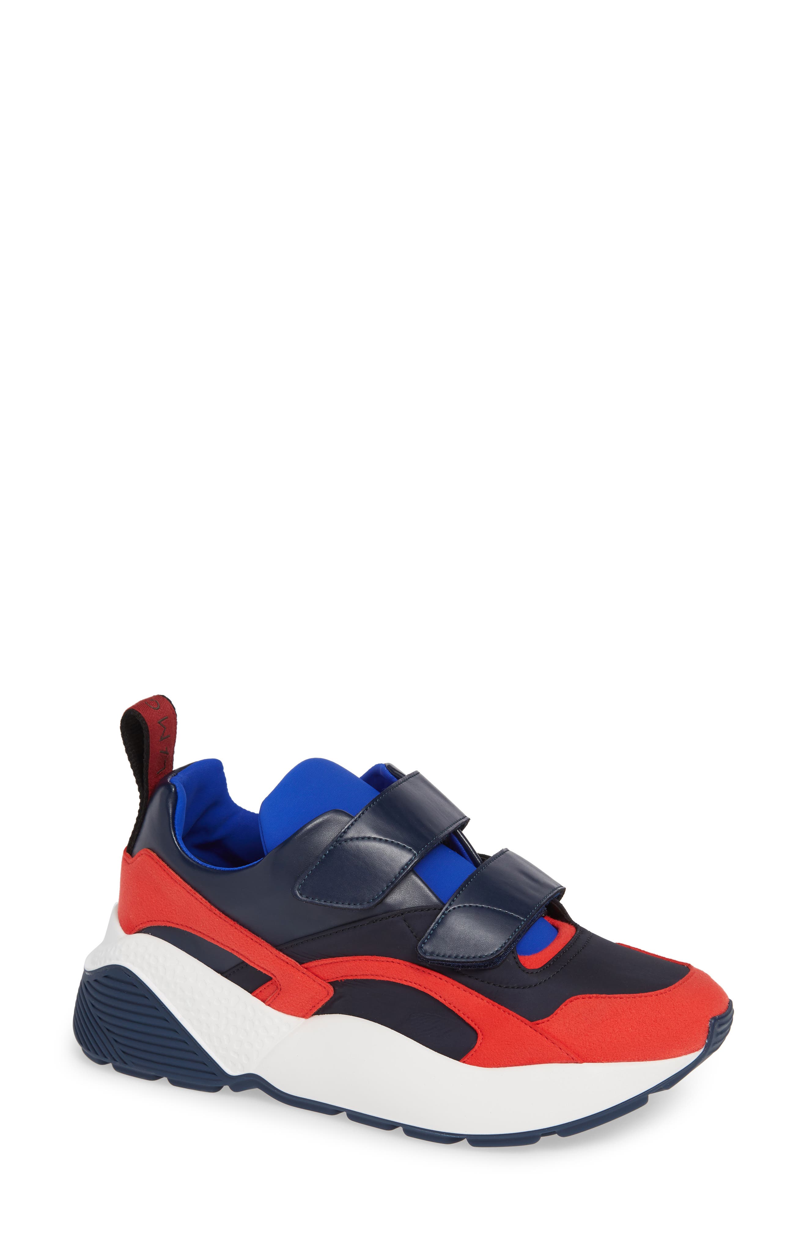 Stella Mccartney Eclypse Hook-And-Loop Sneaker, Black