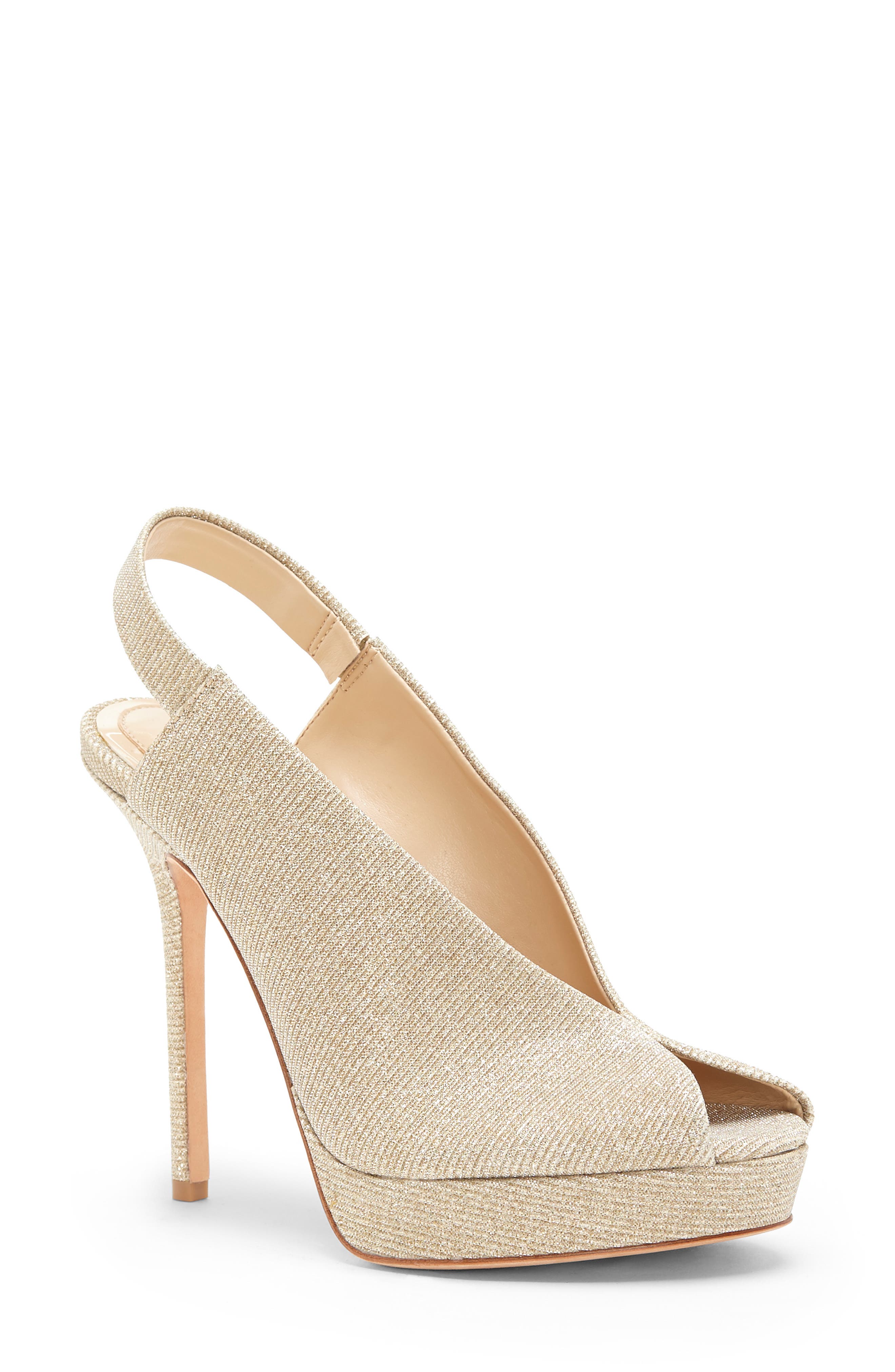 Imagine By Vince Camuto Reany Platform Sandal- Metallic