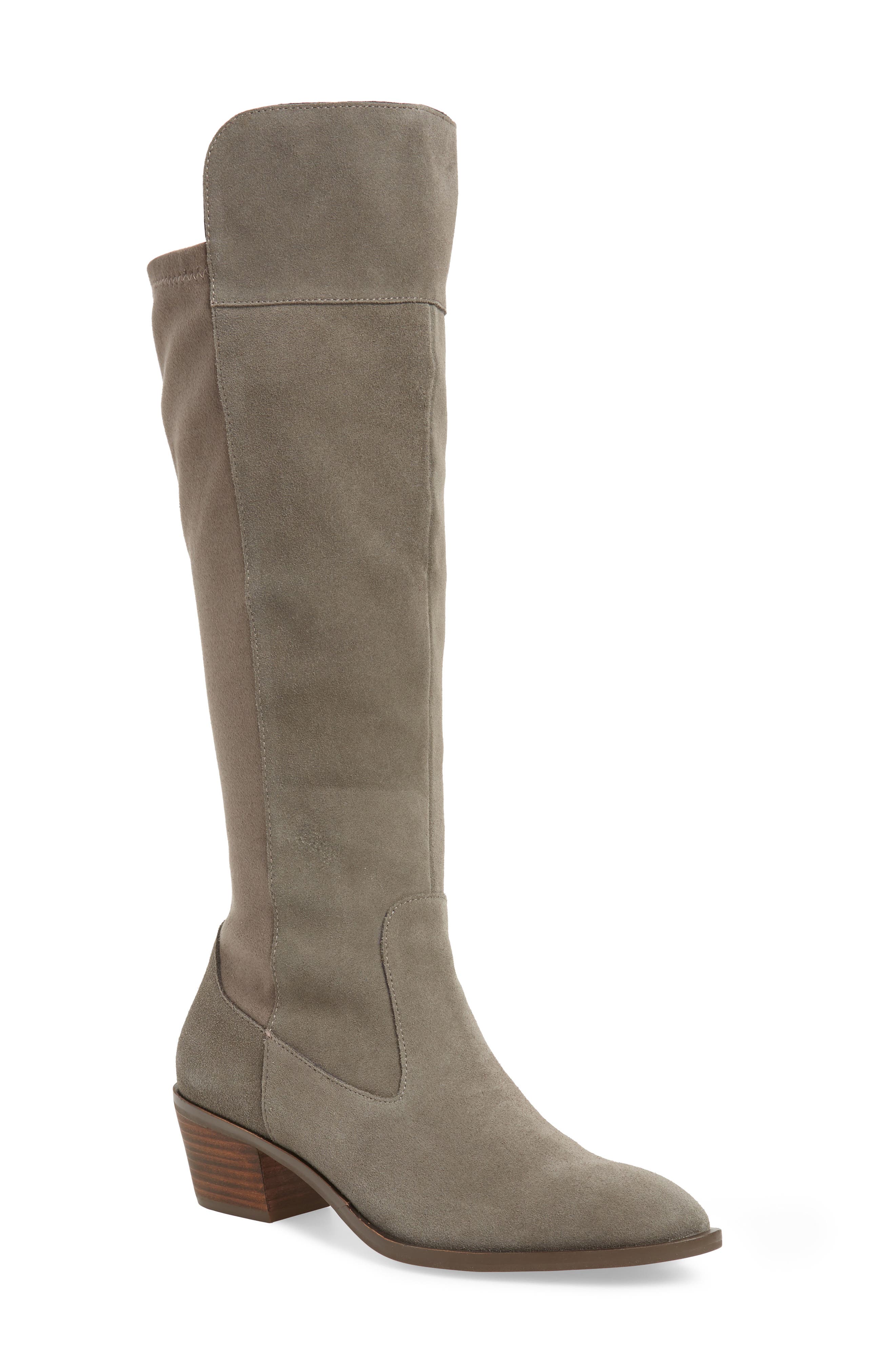 Sole Society Noamie Knee High Boot- Grey