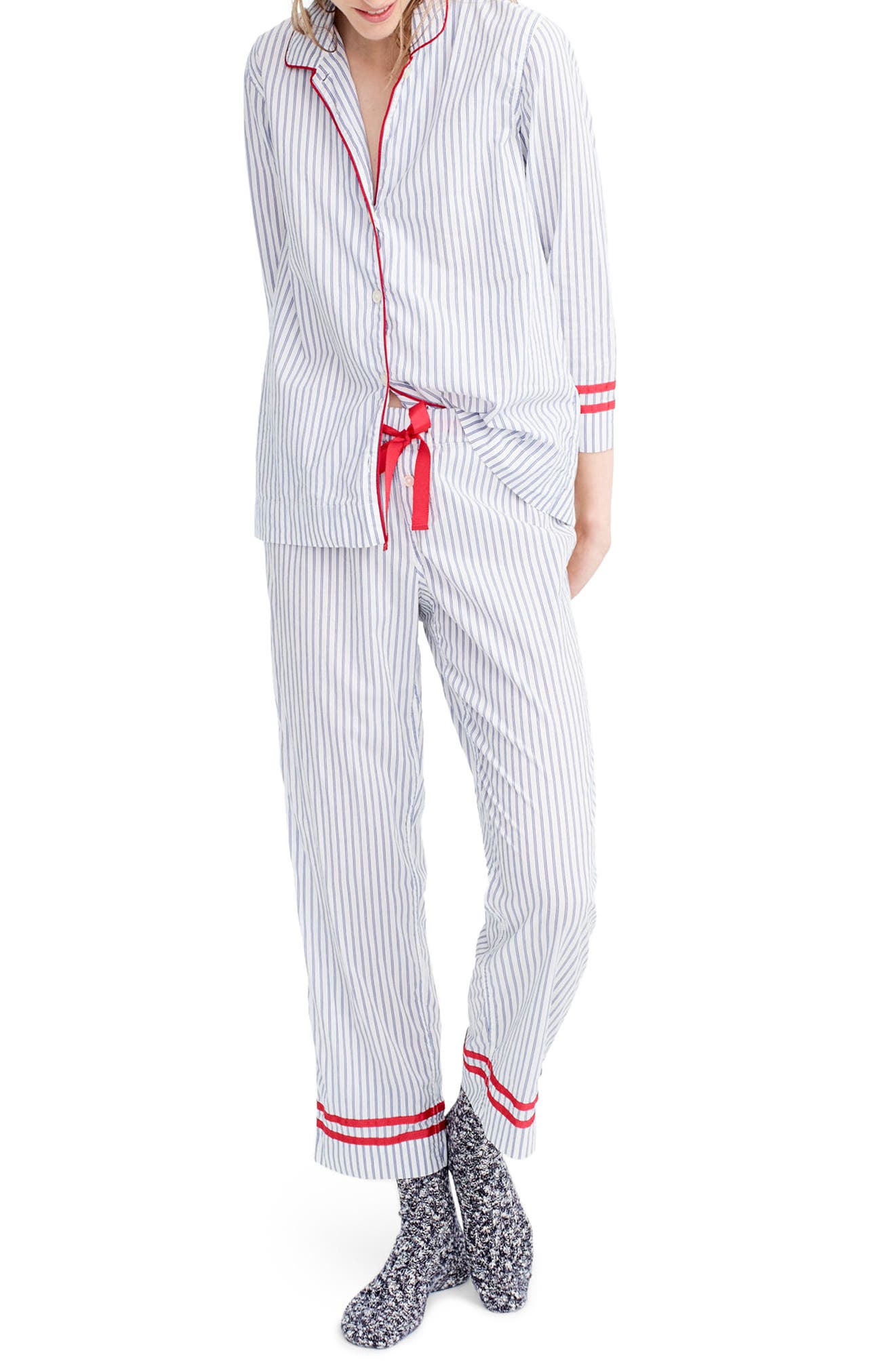 J.Crew Stripe Pajamas Nordstrom