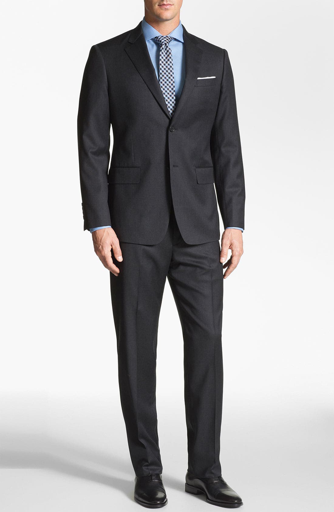 John W. Nordstrom 'Travel' Classic Fit Wool Suit Nordstrom