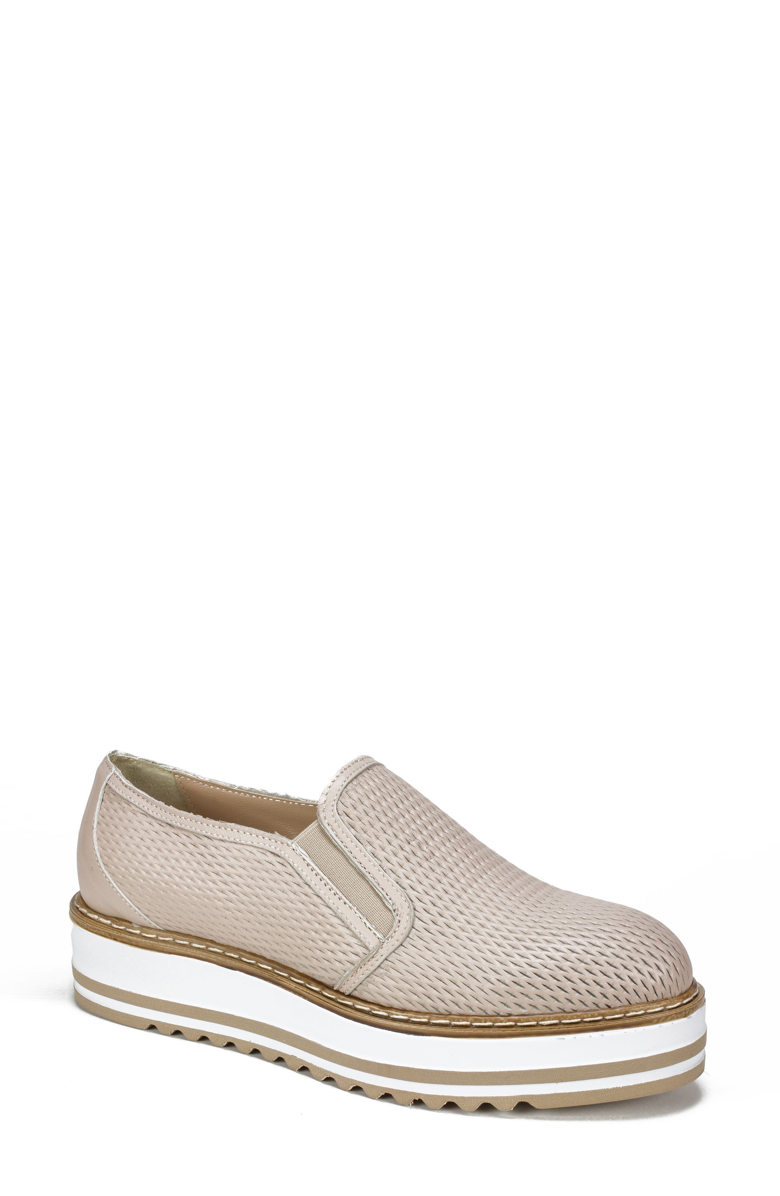 Summit By White Mountain Belton Platform Slip-On Beige