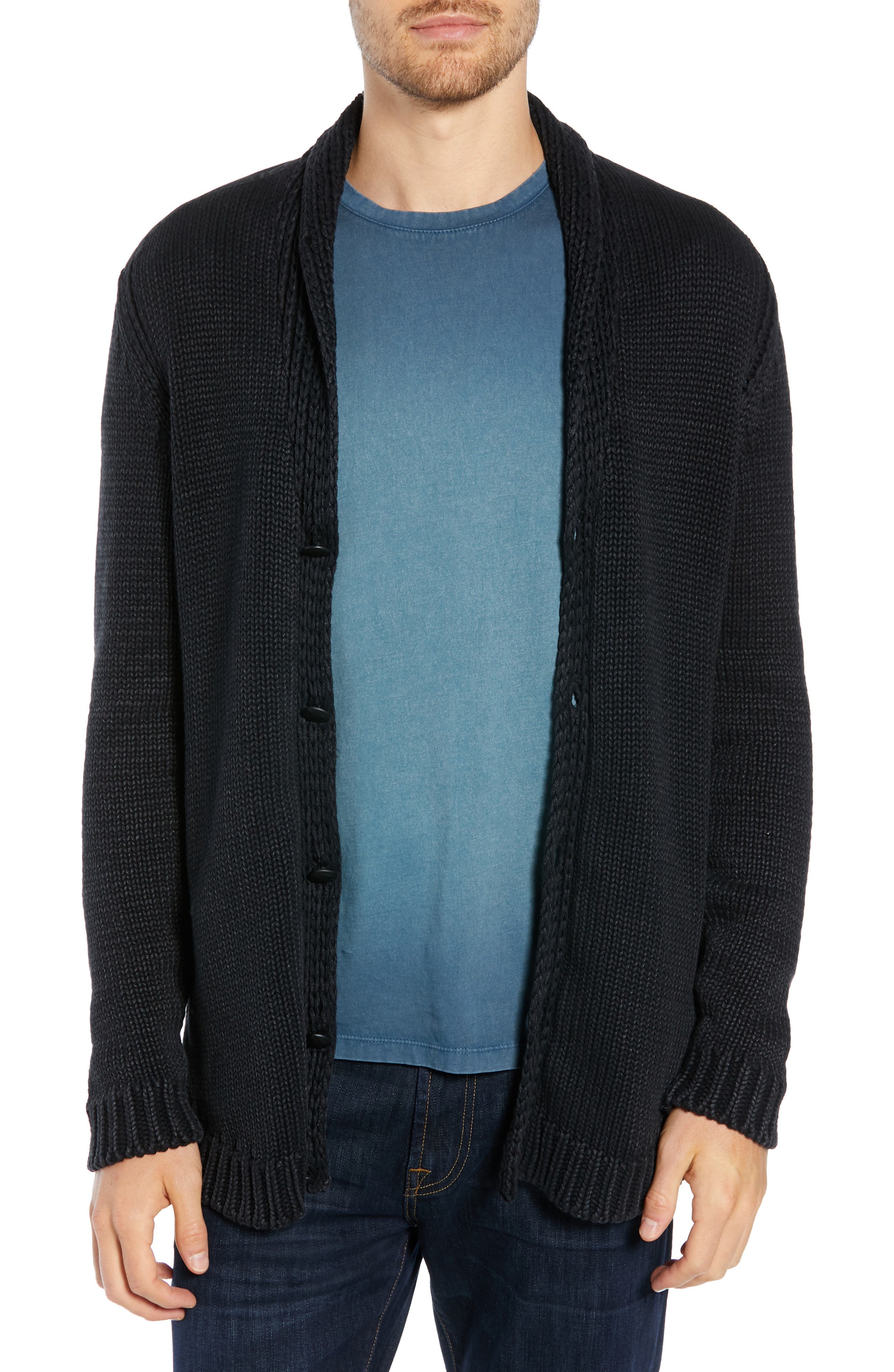 John Varvatos Star Usa Shawl Collar Cardigan
