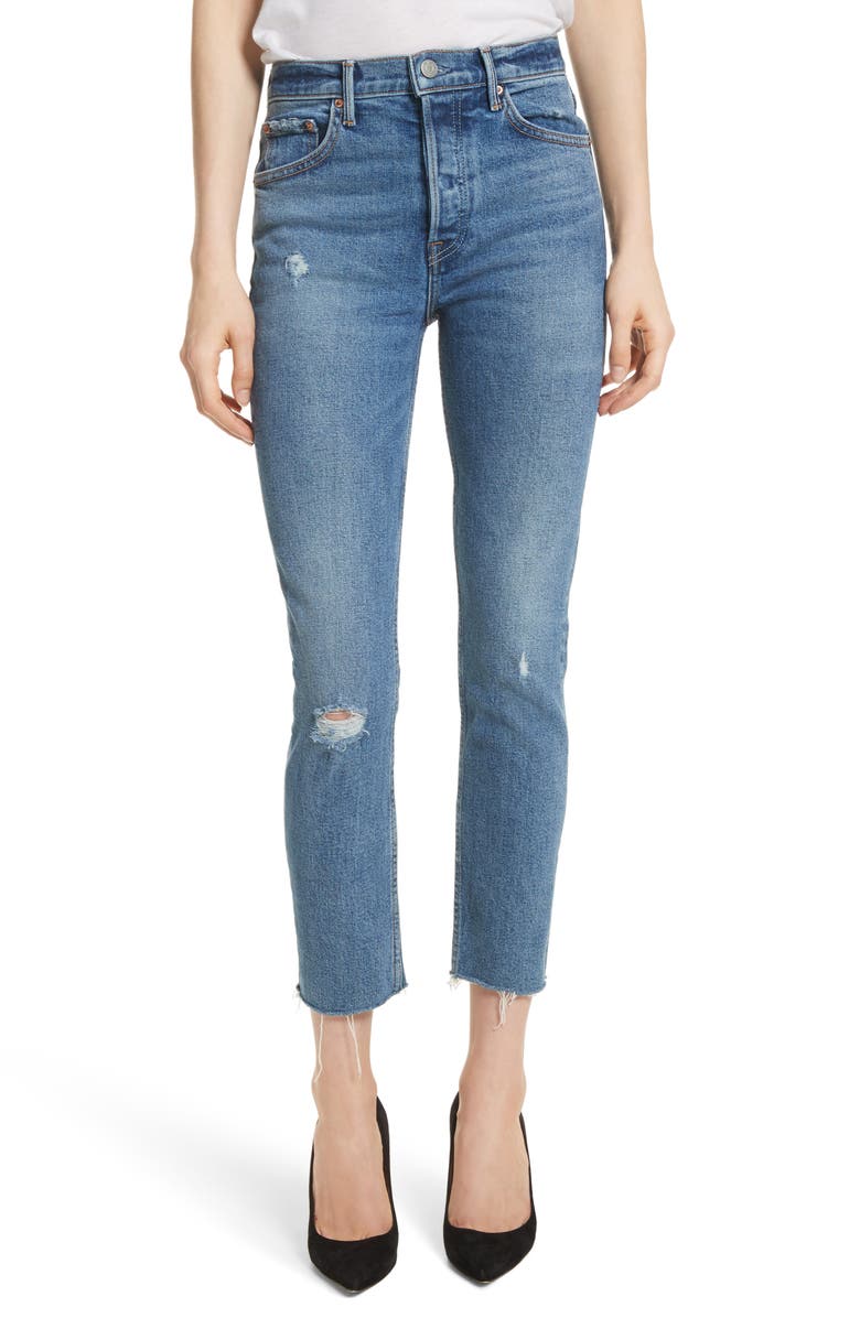 GRLFRND Karolina High Waist Skinny Jeans (Sixpence) | Nordstrom