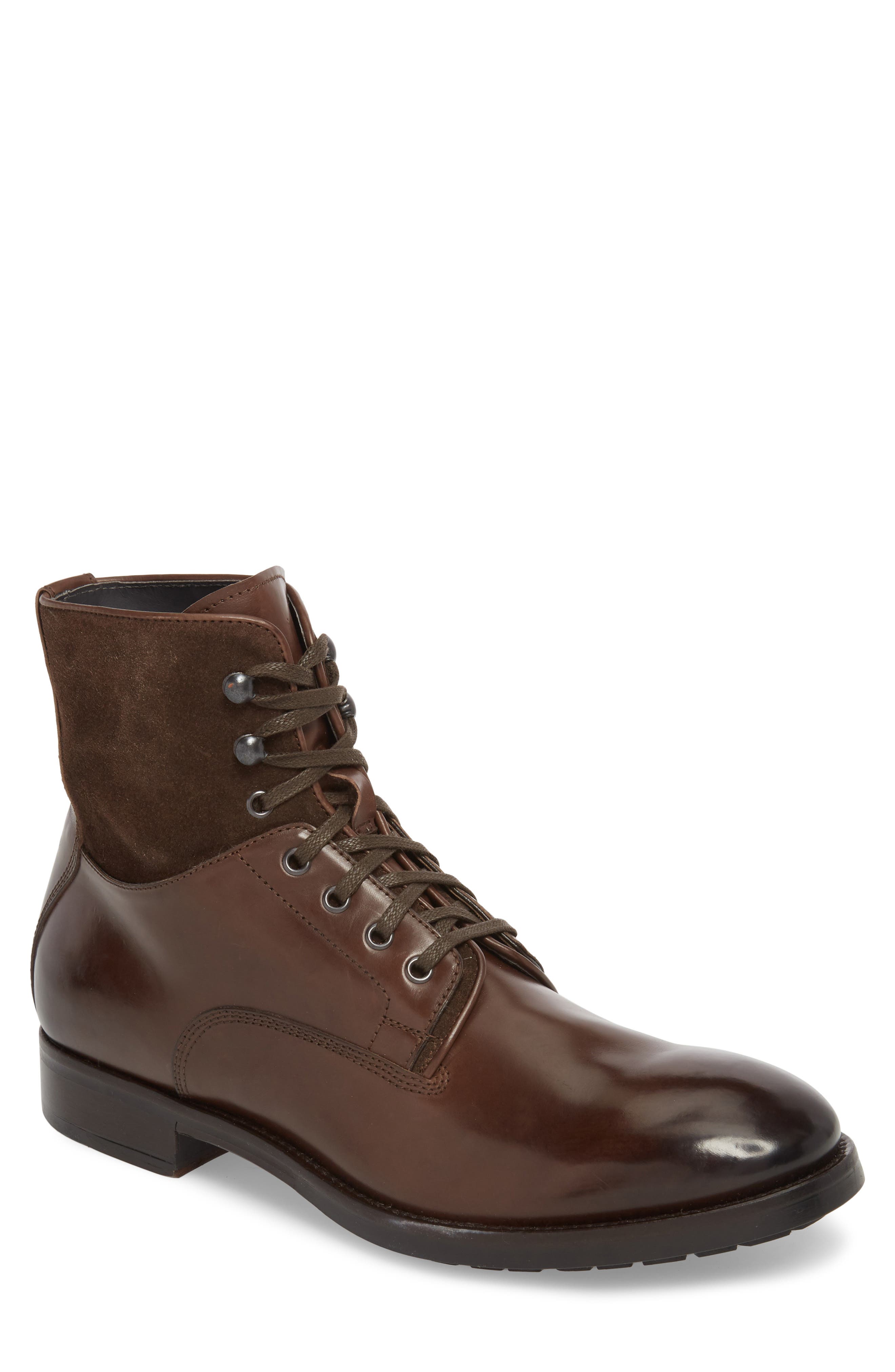 To Boot New York Abbott Tall Plain Toe Boot, Brown