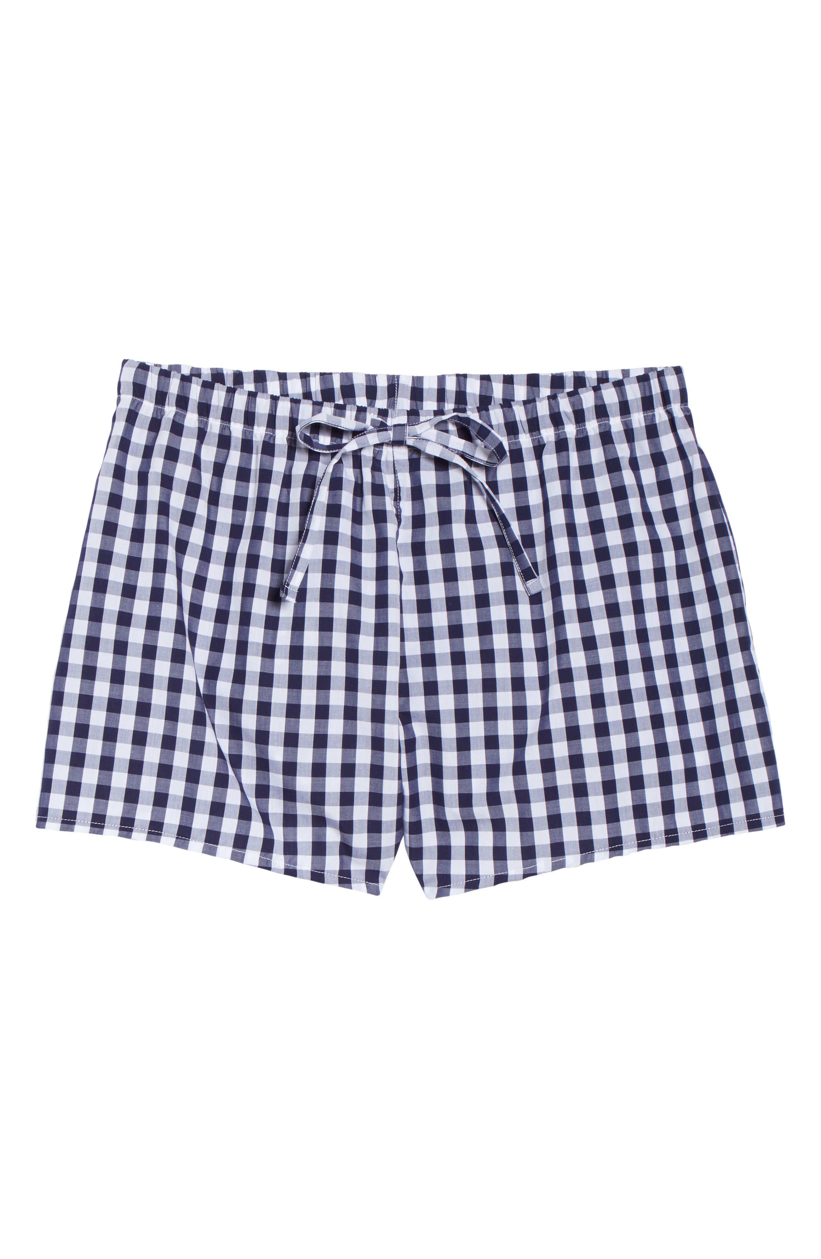 Sleepy Jones Paloma Pajama Shorts, Blue