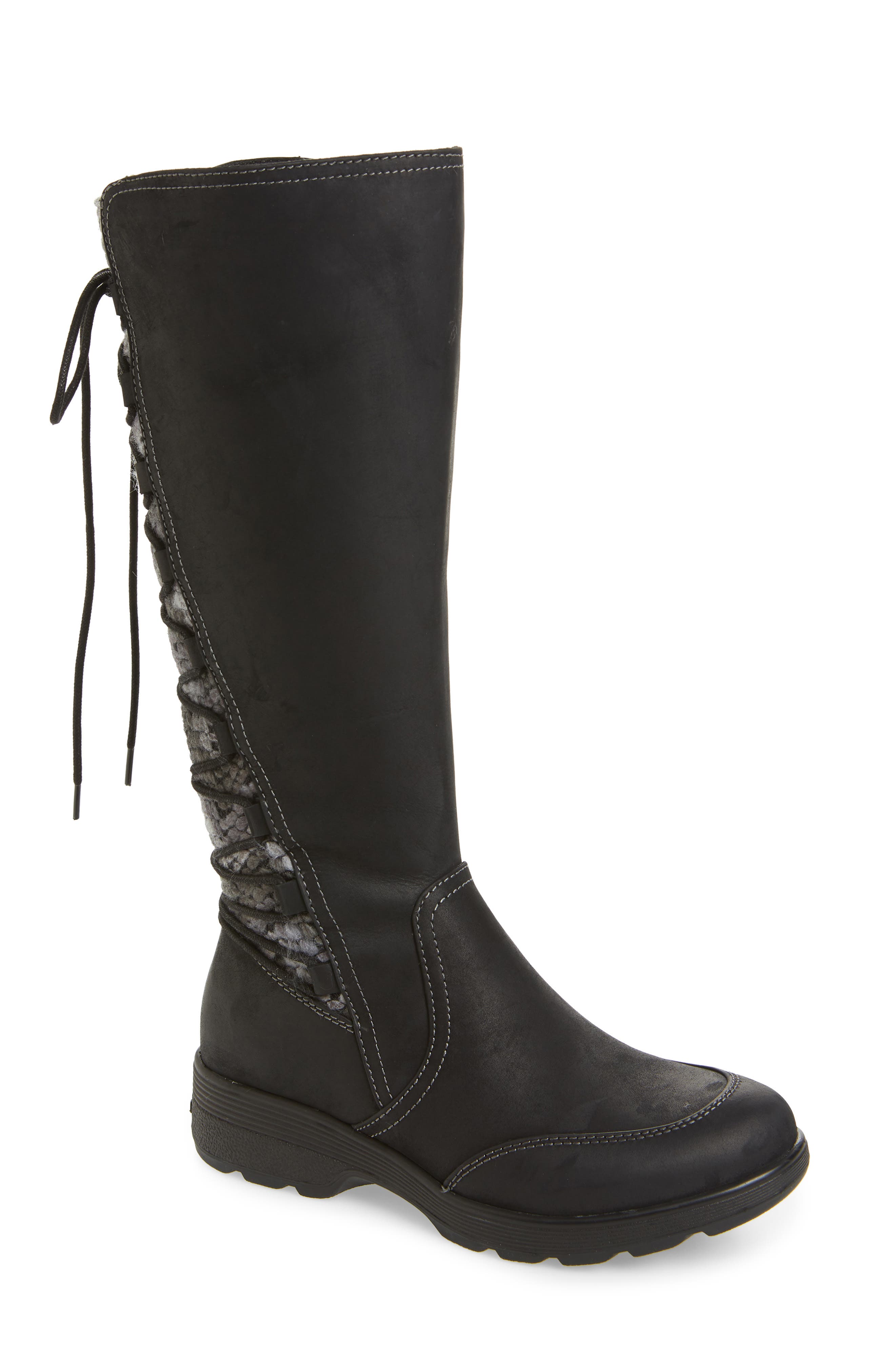 Bionica Epping Waterproof Knee High Boot- Black
