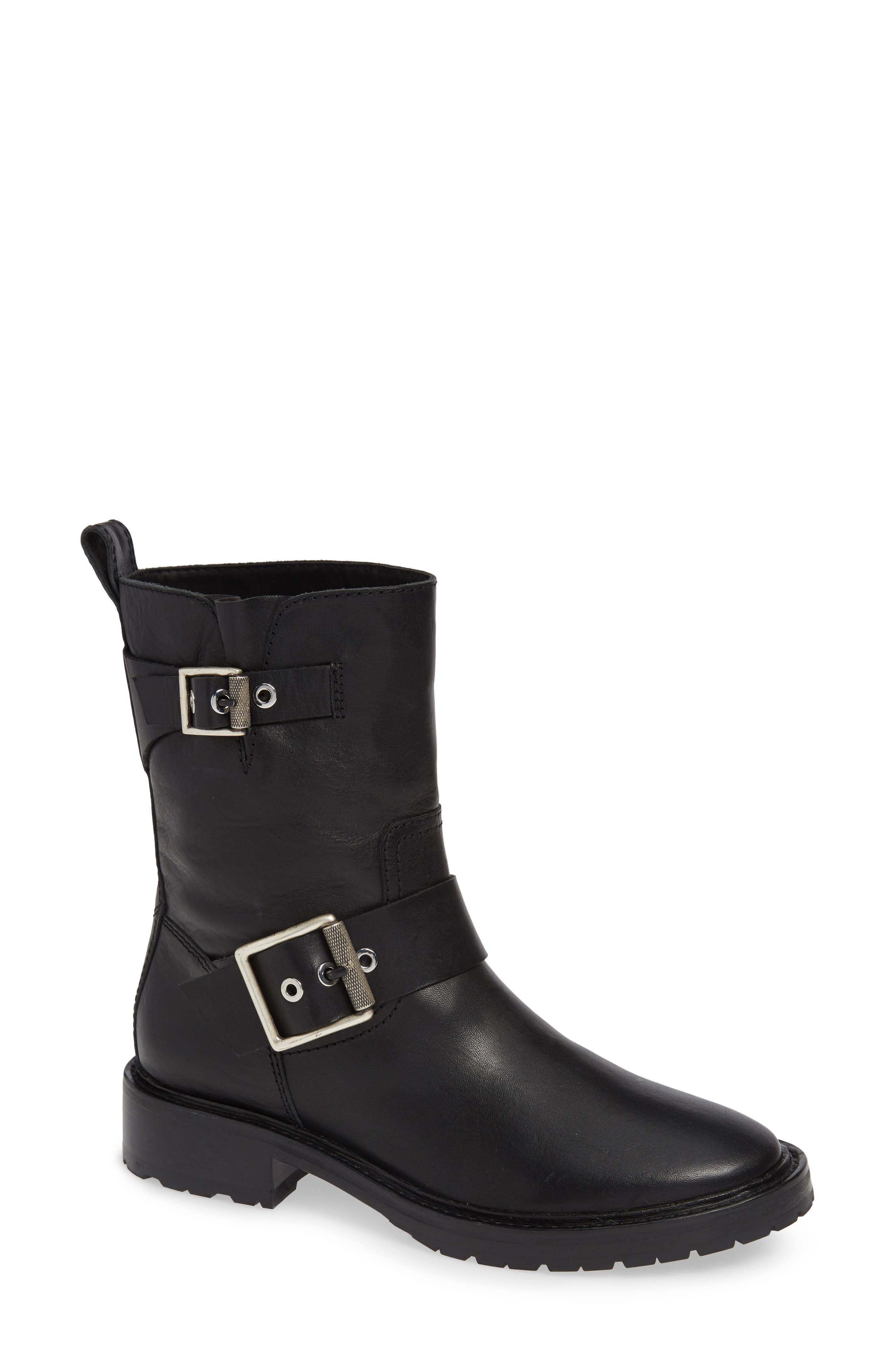 Rag & Bone Cannon Moto Boot - Black
