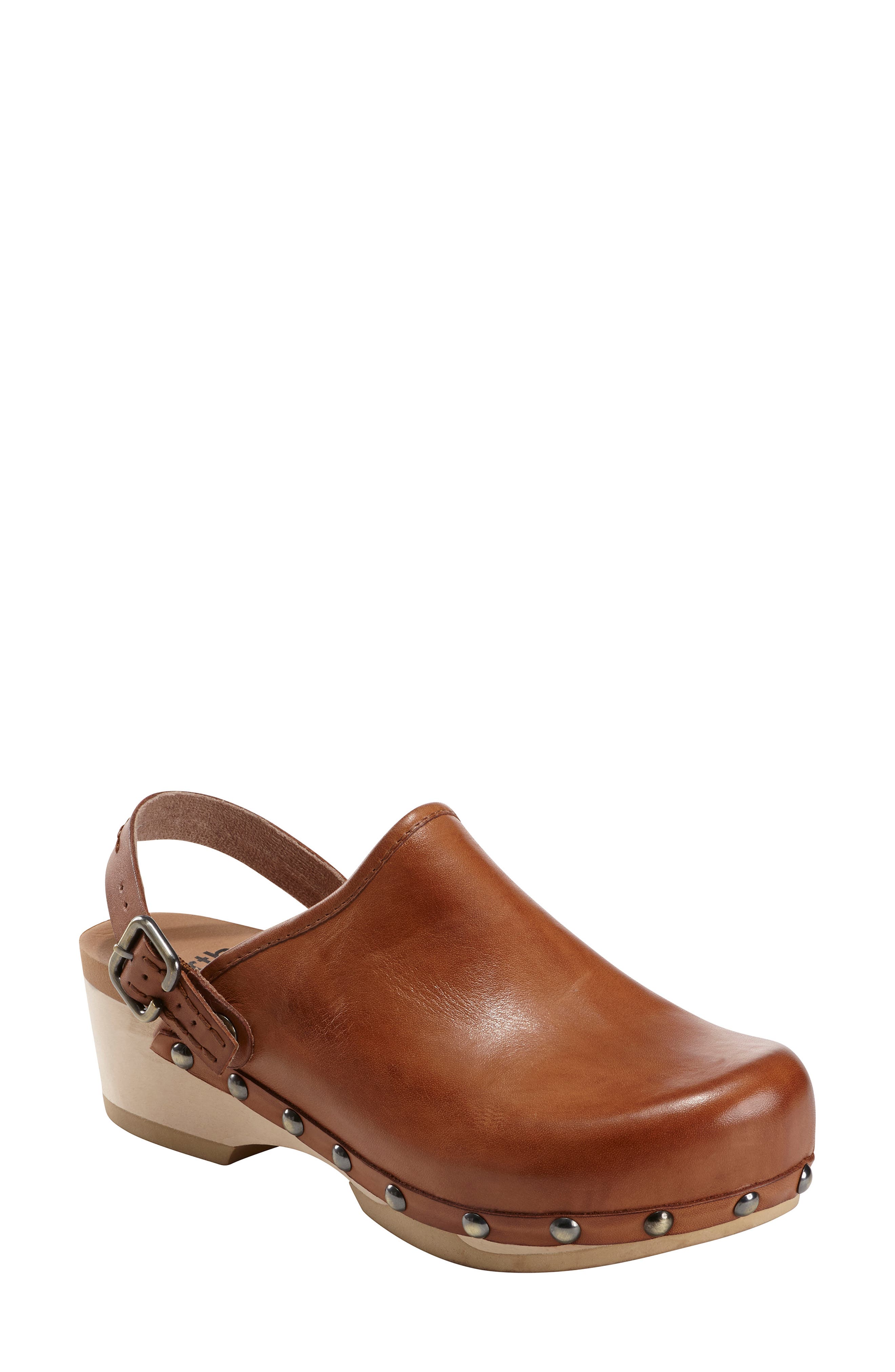 EARTH<SUP>Â®</SUP> Tiku Clog, Main, color, SAND BROWN LEATHER