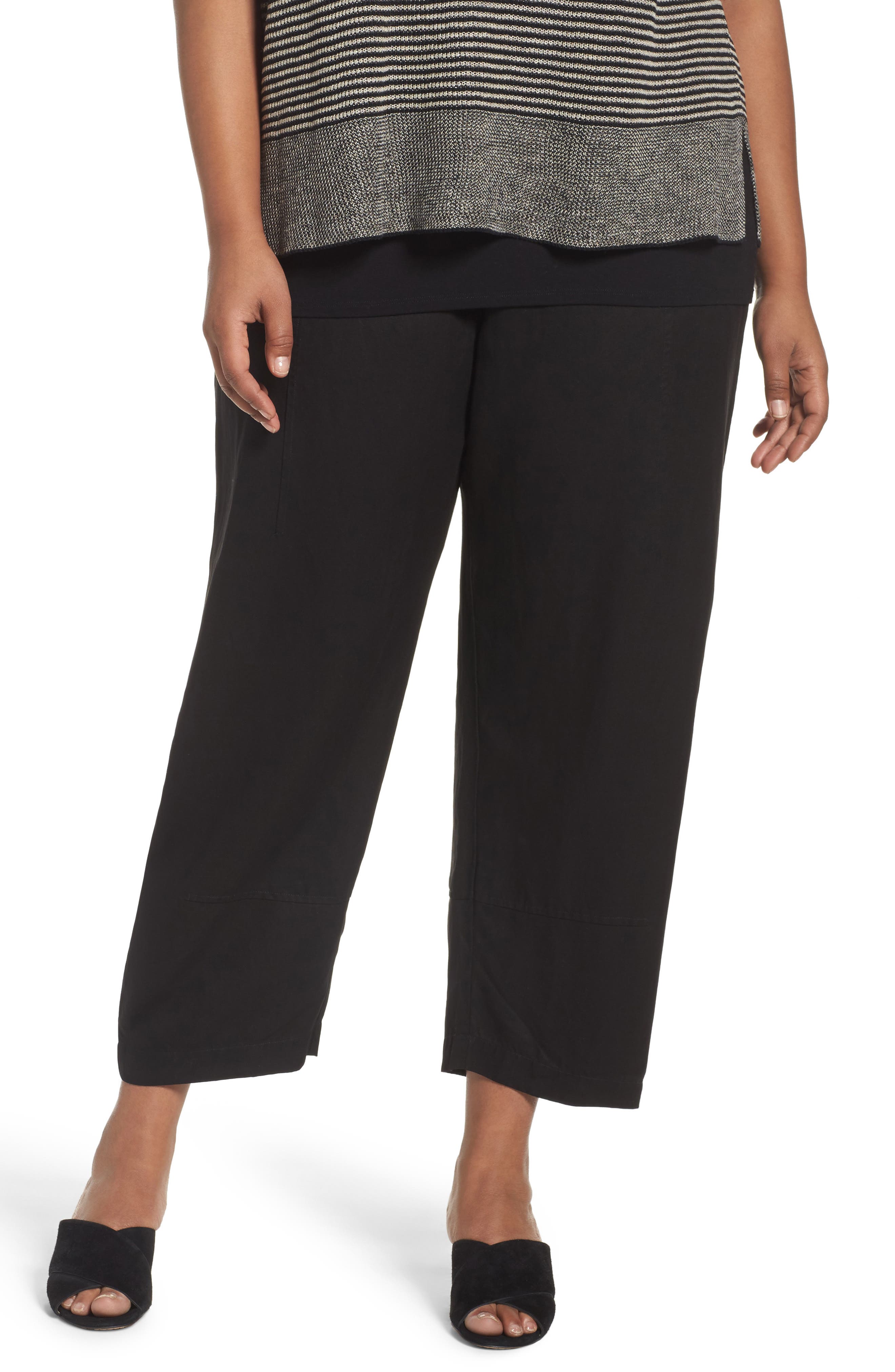 Eileen Fisher Lantern Ankle Pants (Plus Size) Nordstrom