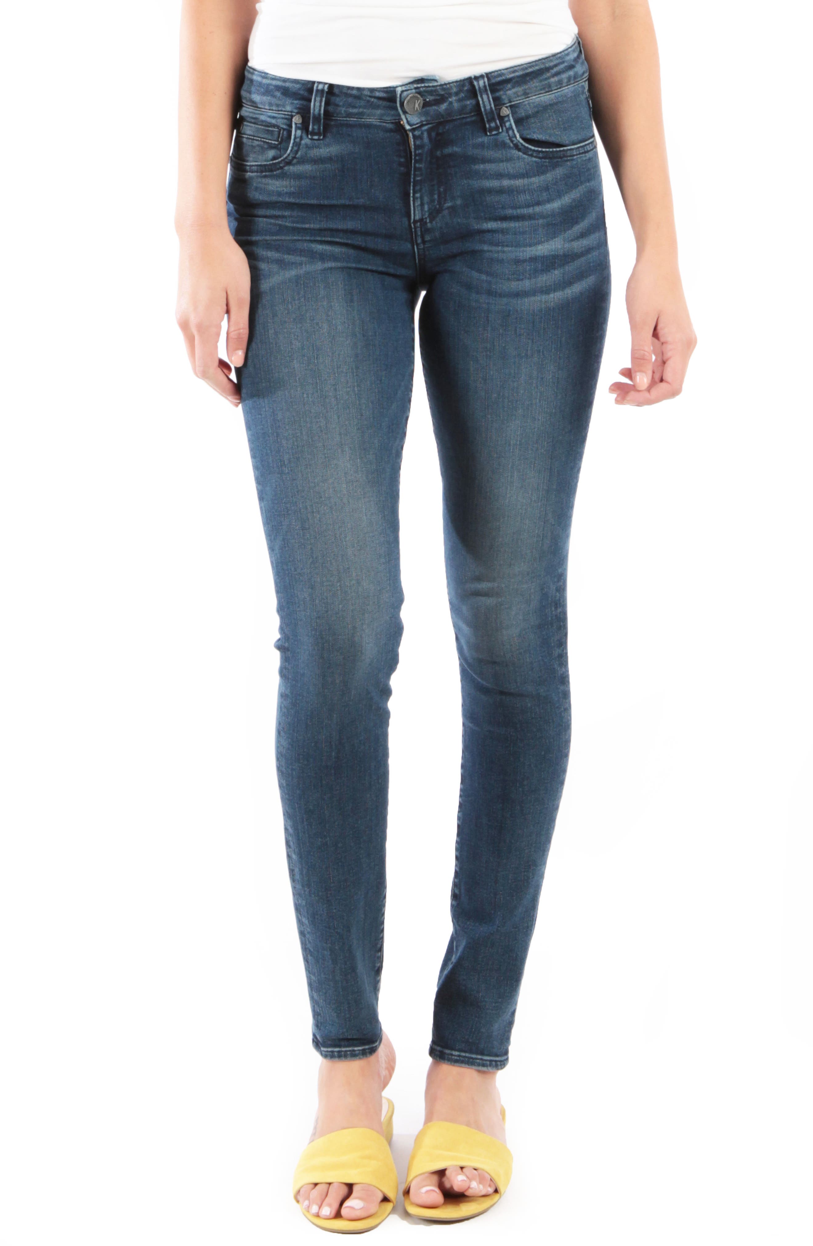 Kut From The Kloth Diana Skinny Jeans, Blue
