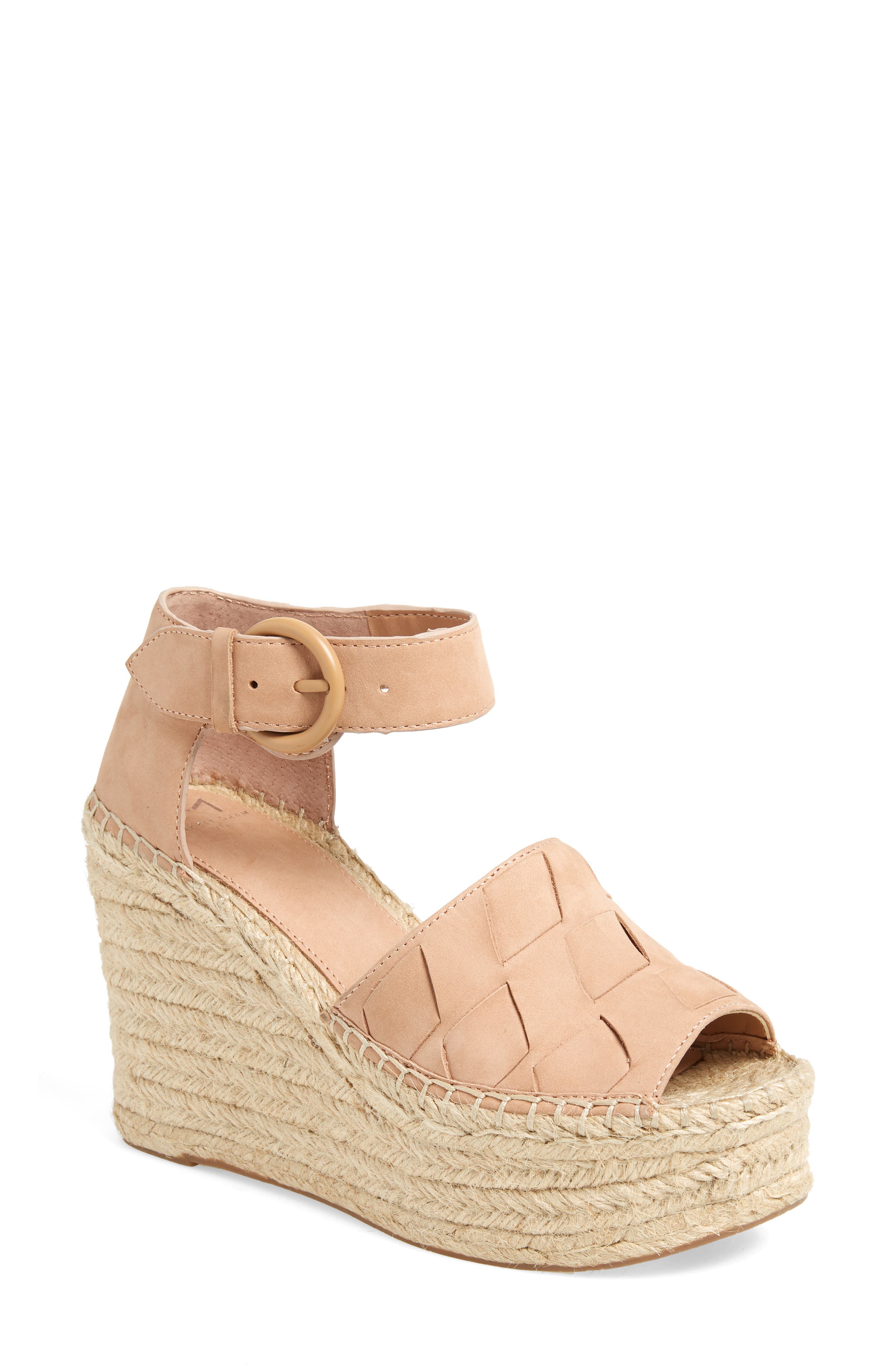 Marc Fisher Ltd Adalla Platform Wedge Sandal, Pink