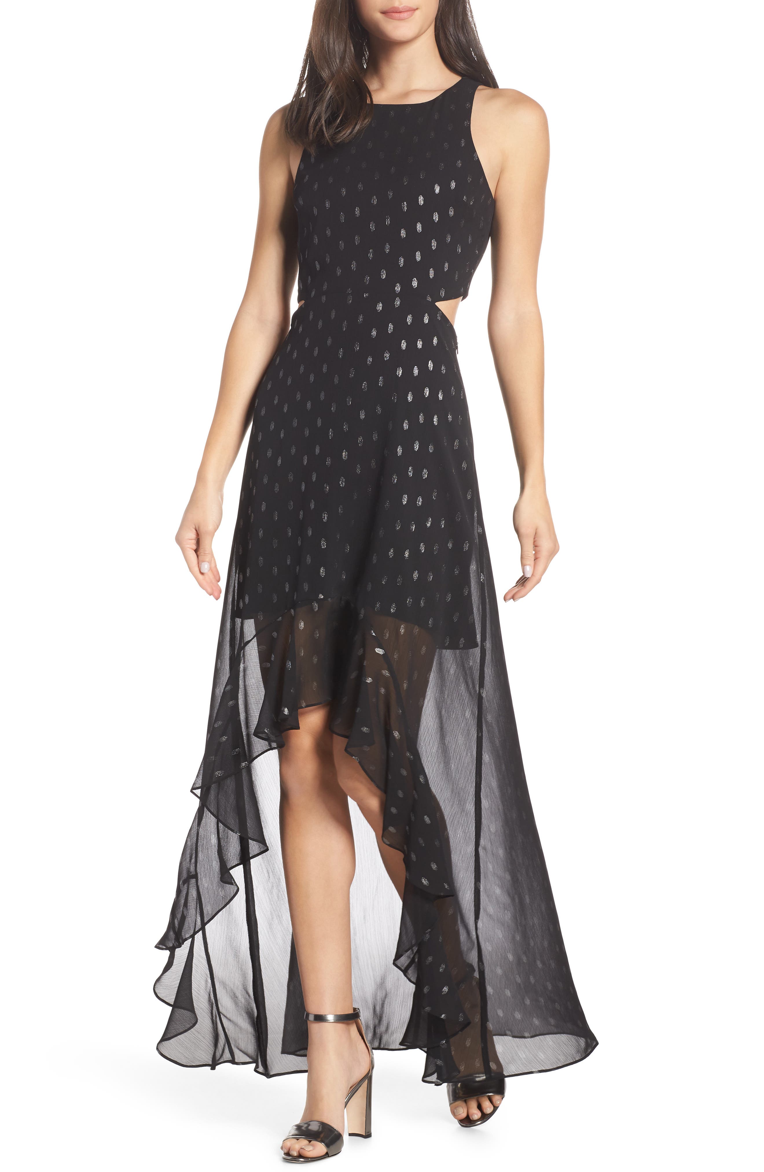 Ali & Jay Wanna Dance High/low Maxi Dress, Black