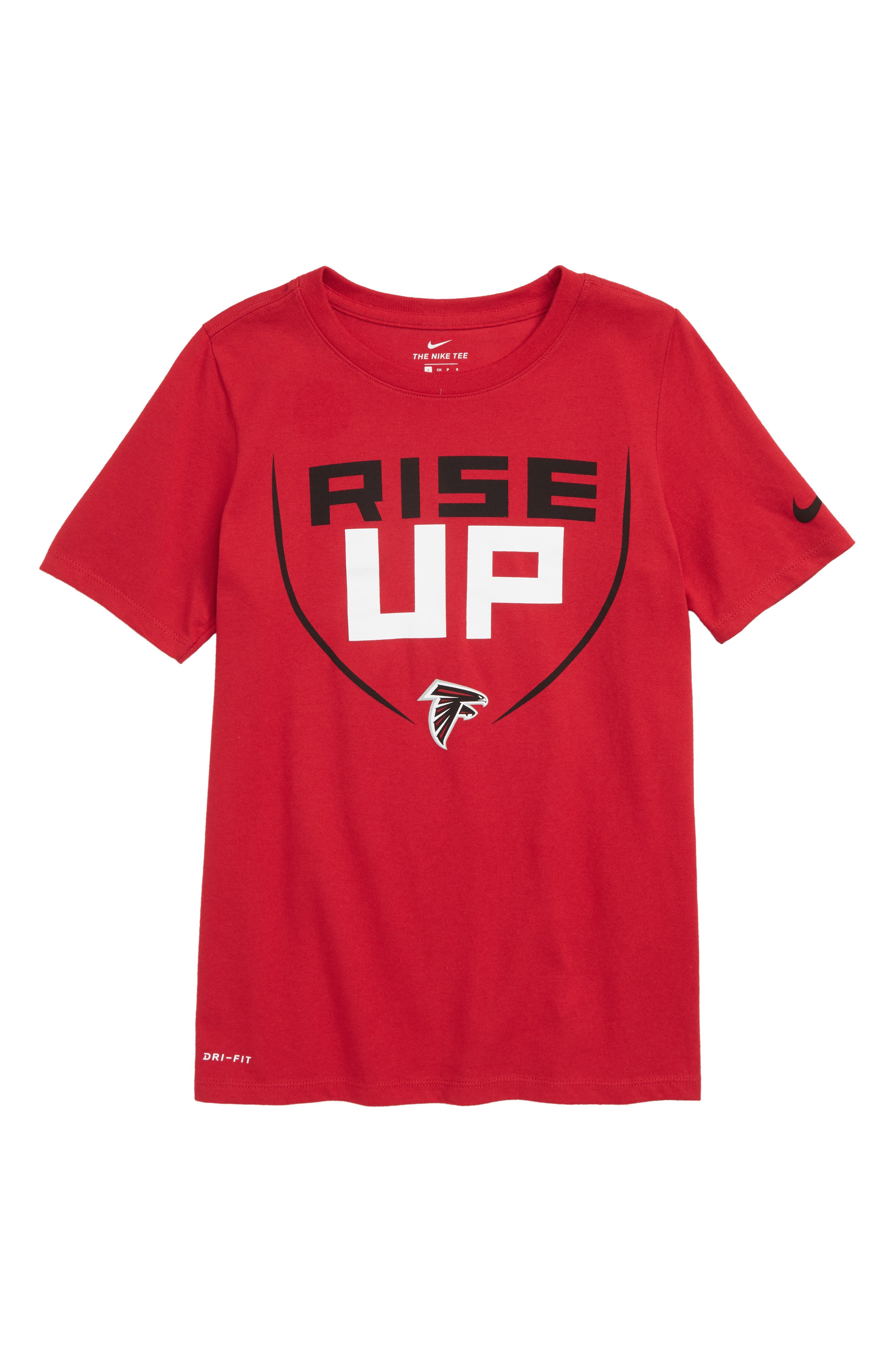 UPC 192414113794 product image for Boy's Nike Dry Hyperlocal Nfl Atlanta Falcons T-Shirt, Size S (8) - Red | upcitemdb.com