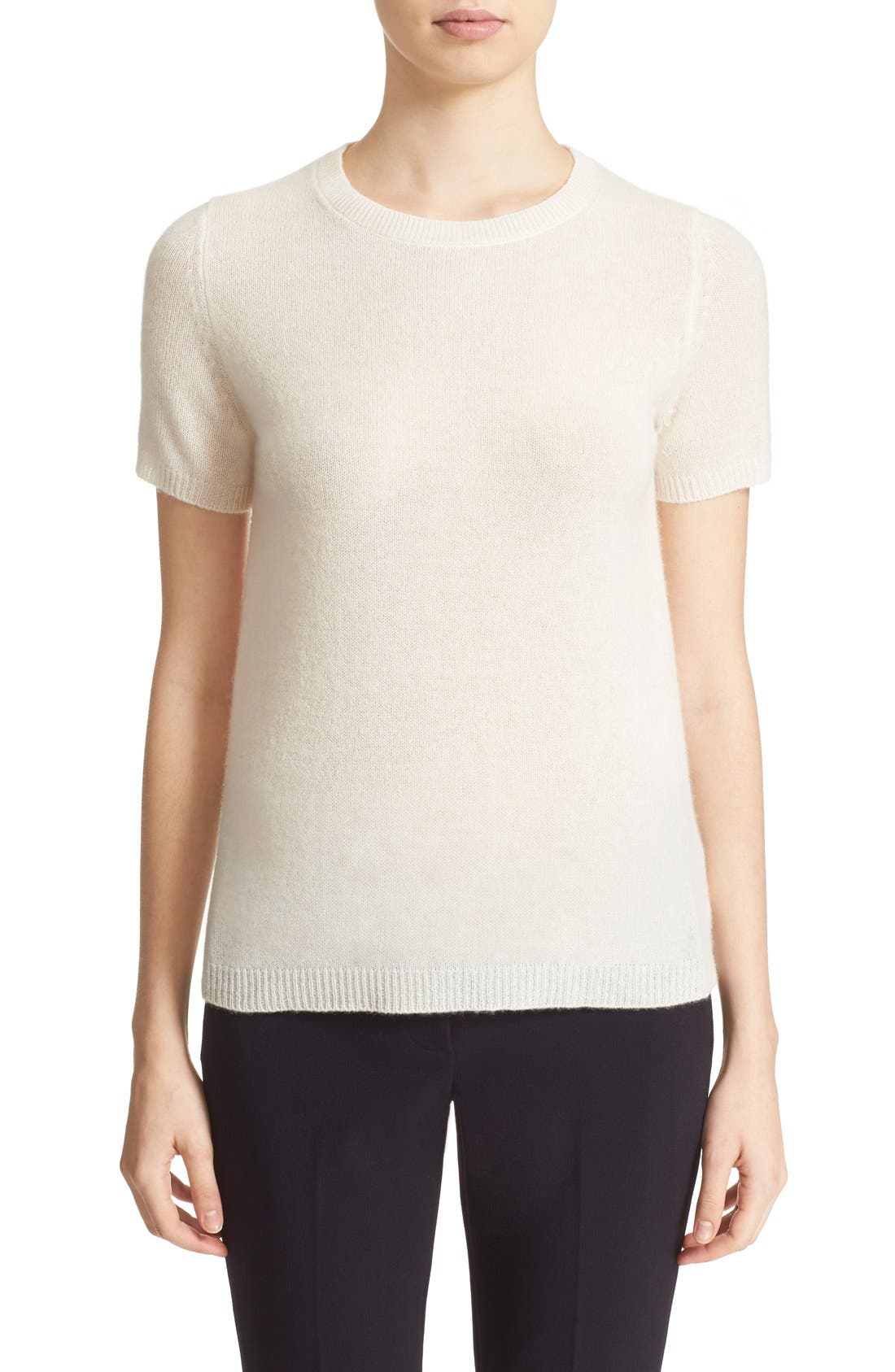 Theory 'Tolleree B' Short Sleeve Cashmere Sweater | Nordstrom