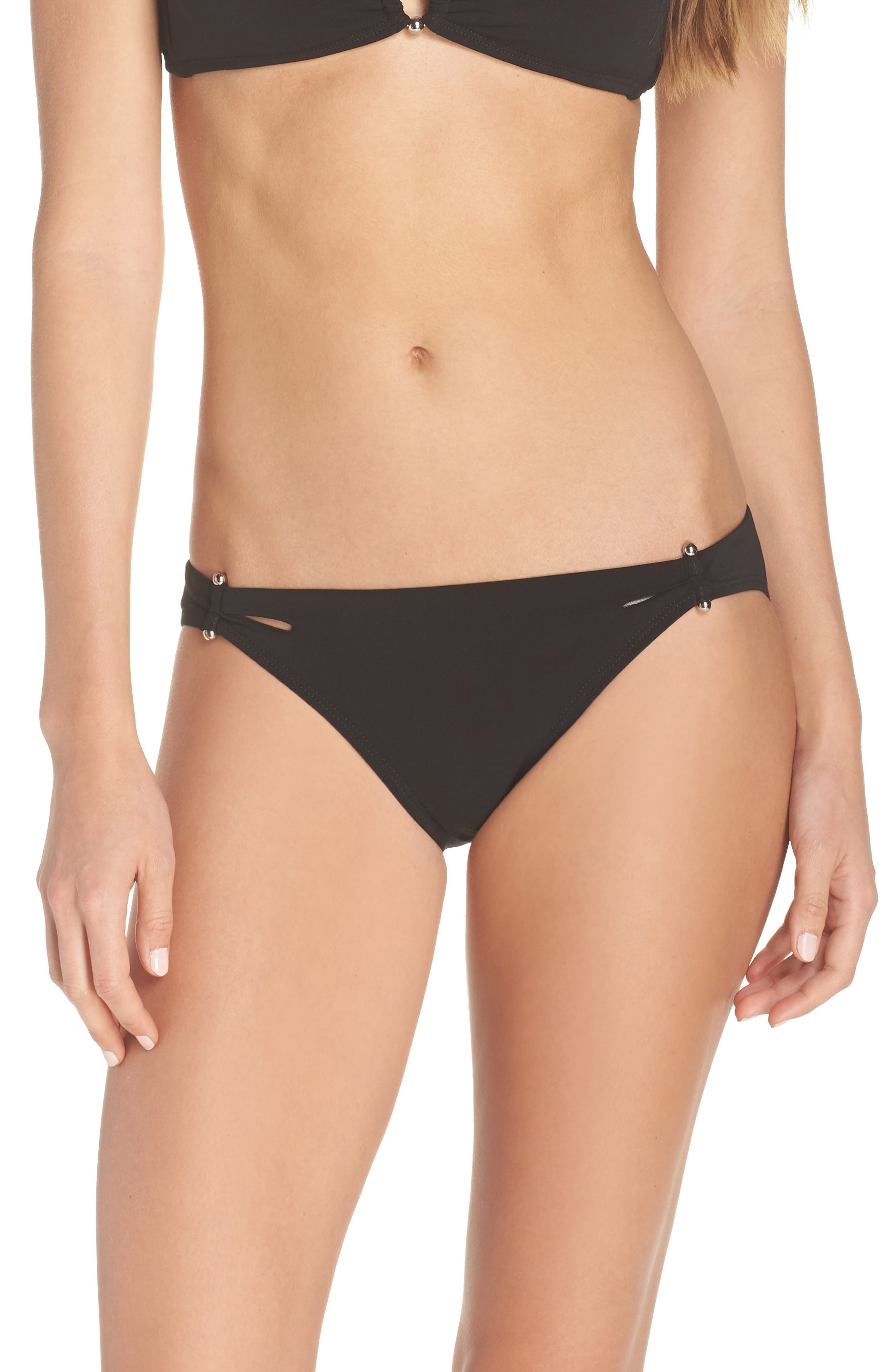 Robin Piccone Ava Bikini Bottoms, Black