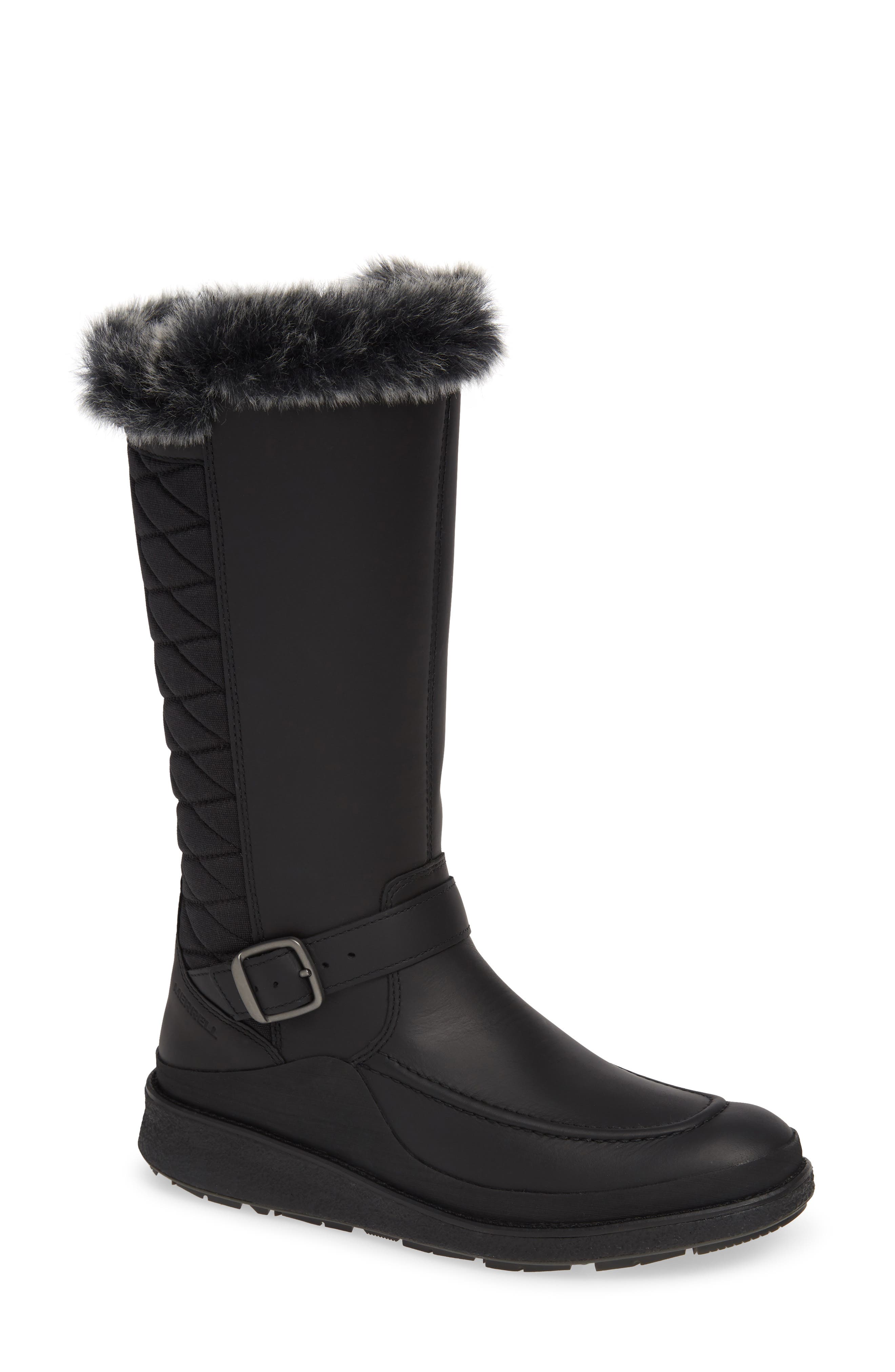 Merrell Tremblant Ezra Polar Waterproof Boot With Faux Fur Trim