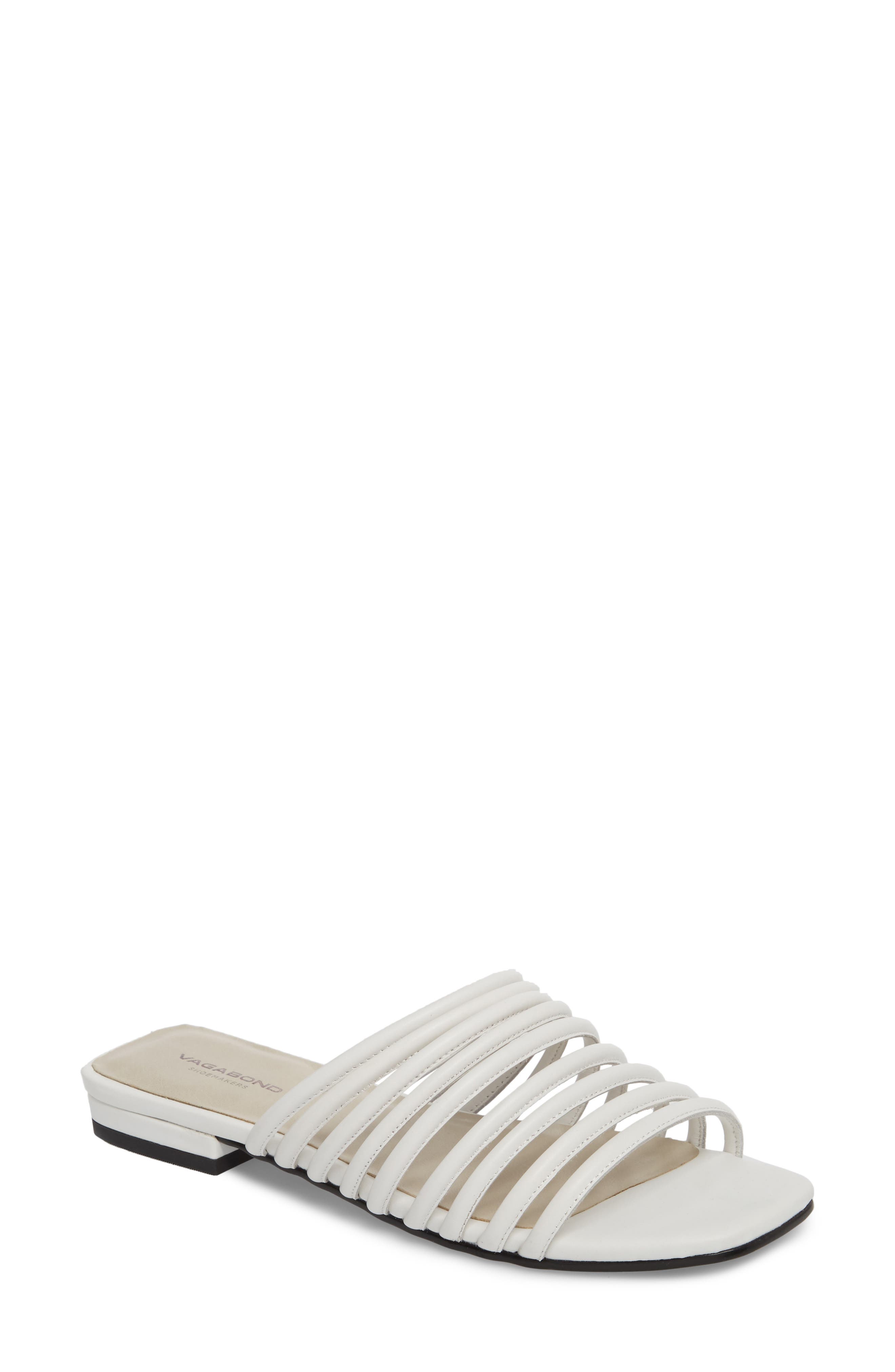 Vagabond Shoemakers Becky Slide Sandal, White