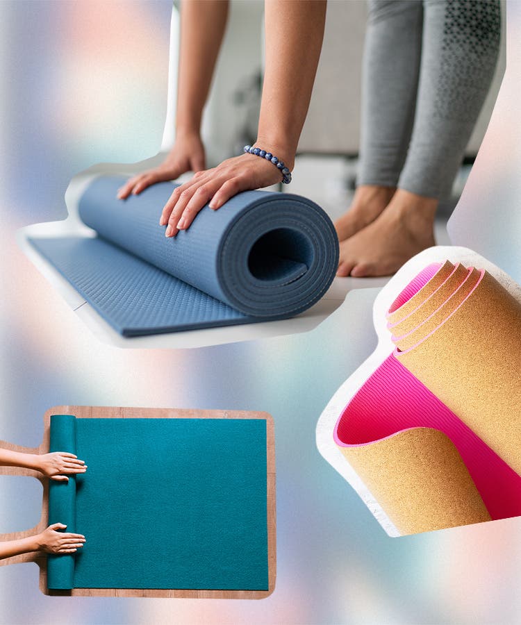 Spri Yoga Starter Kit for Beginners with Sticky Mat, yoga block, 6' strap  poster