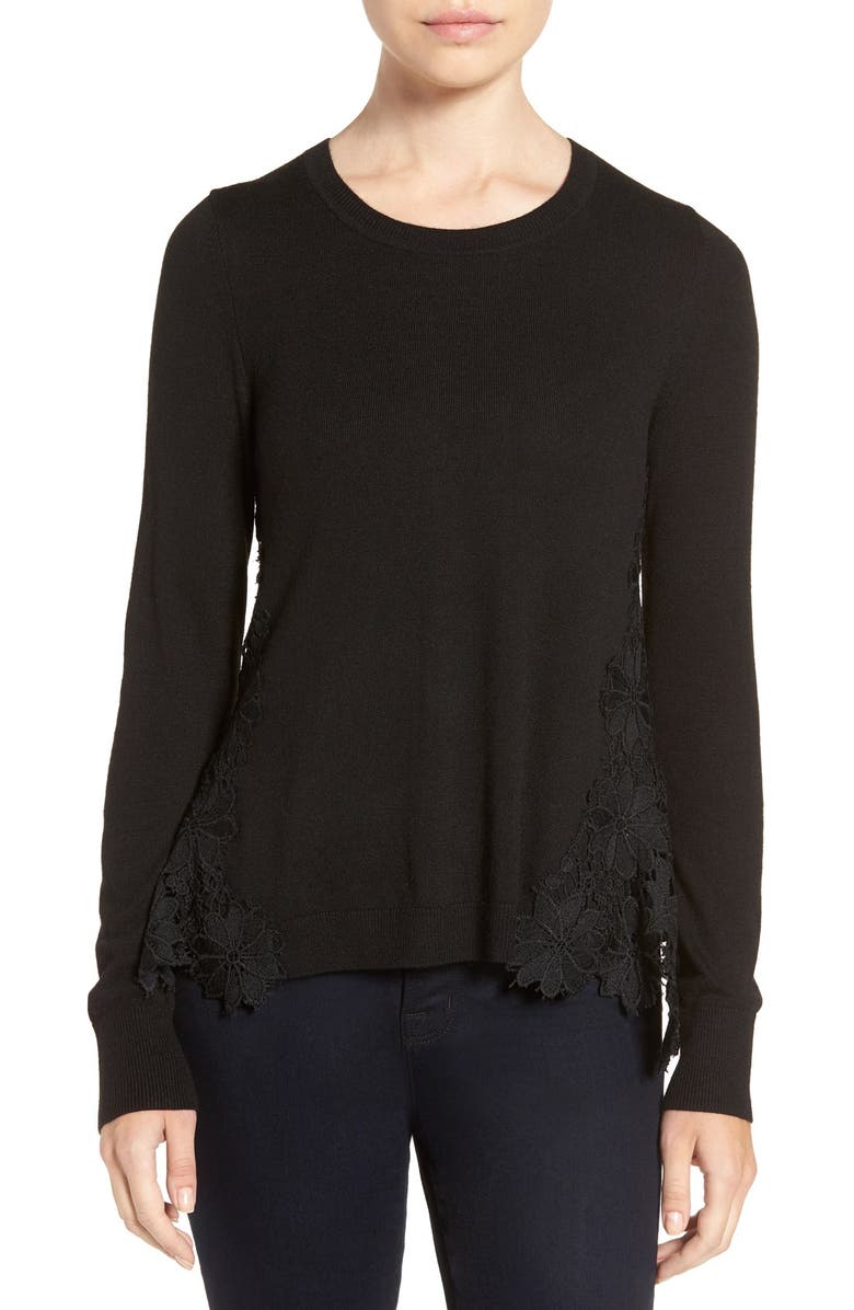 Chelsea28 Lace Back Sweater | Nordstrom
