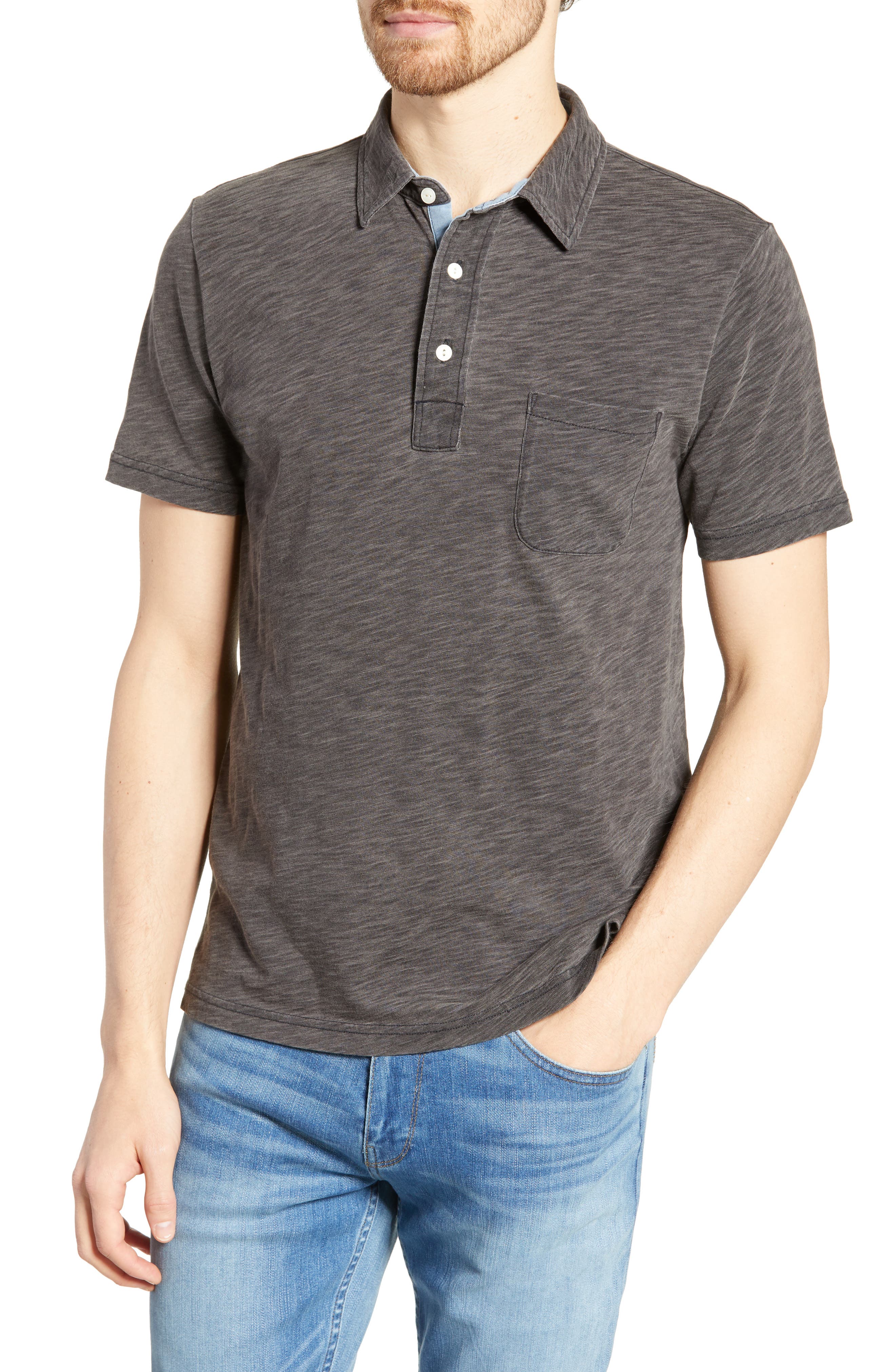 Faherty Stripe Polo, None