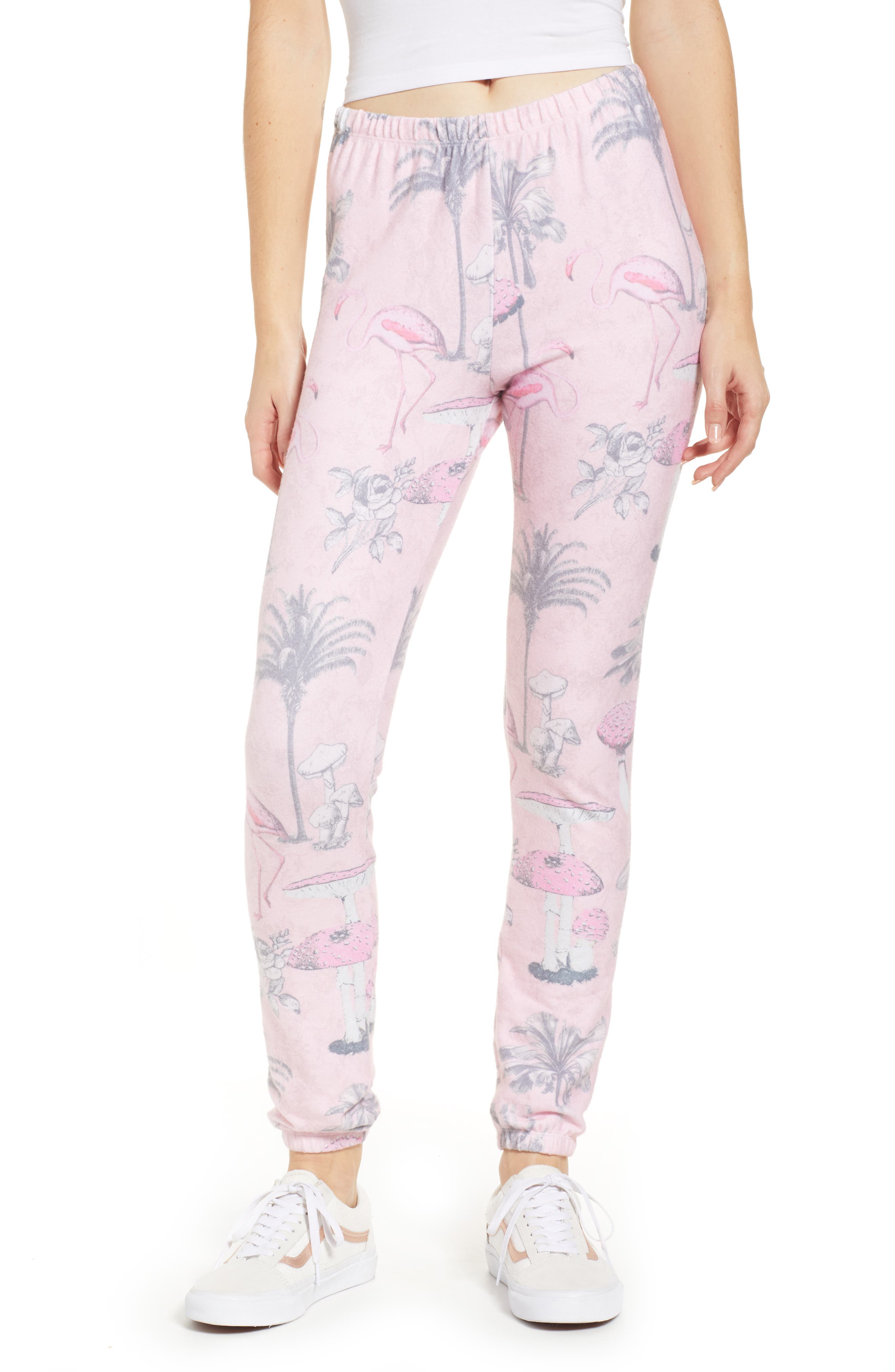 Women's Wildfox Pink Paradise Sweatpants Women's Wildfox Pink Paradise Sweatpants