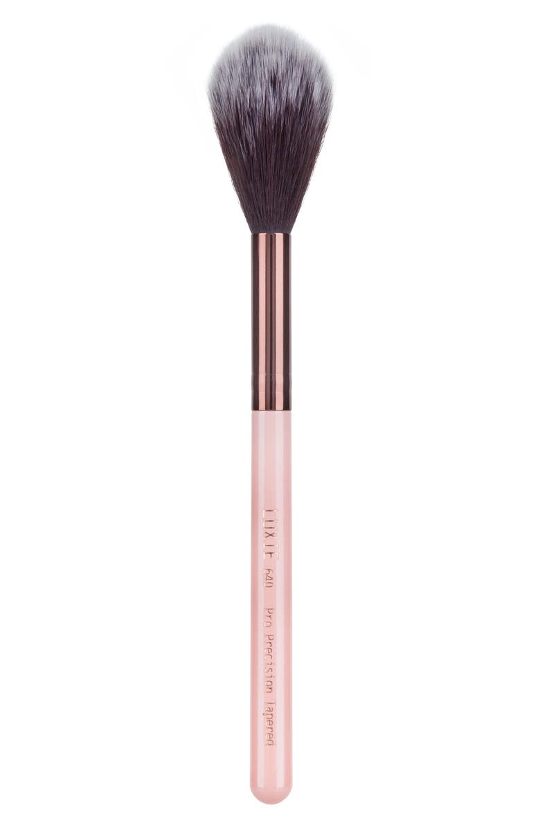 Luxie 640 Rose Gold Pro Precision Tapered Face Brush | Nordstrom