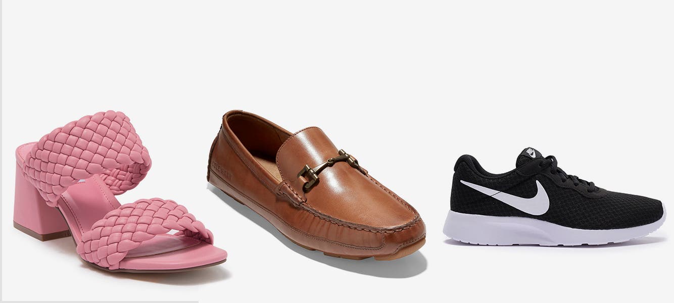 Shoes from Steve Madden, Cole Haan and Nike.